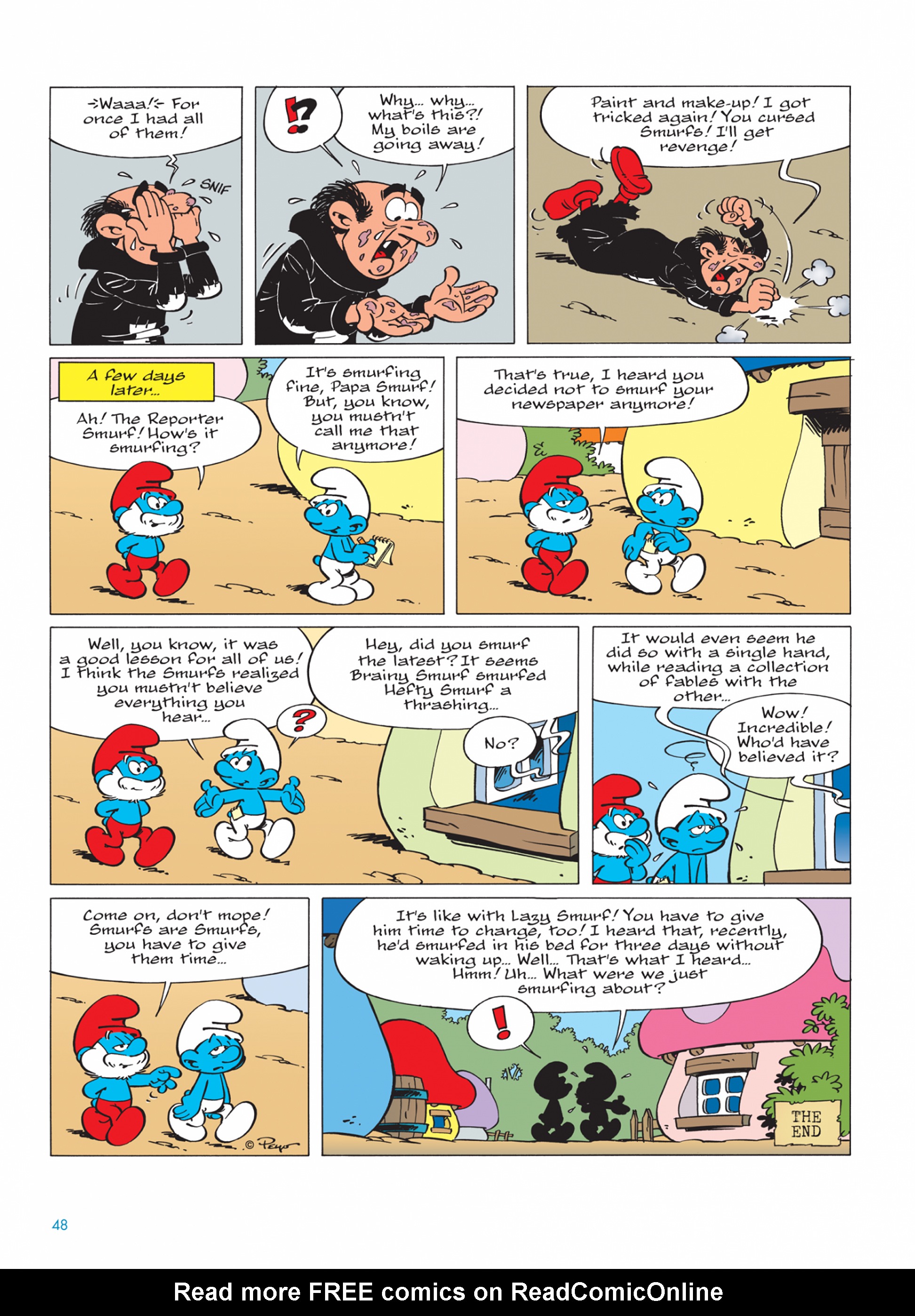 Read online The Smurfs comic -  Issue #24 - 48