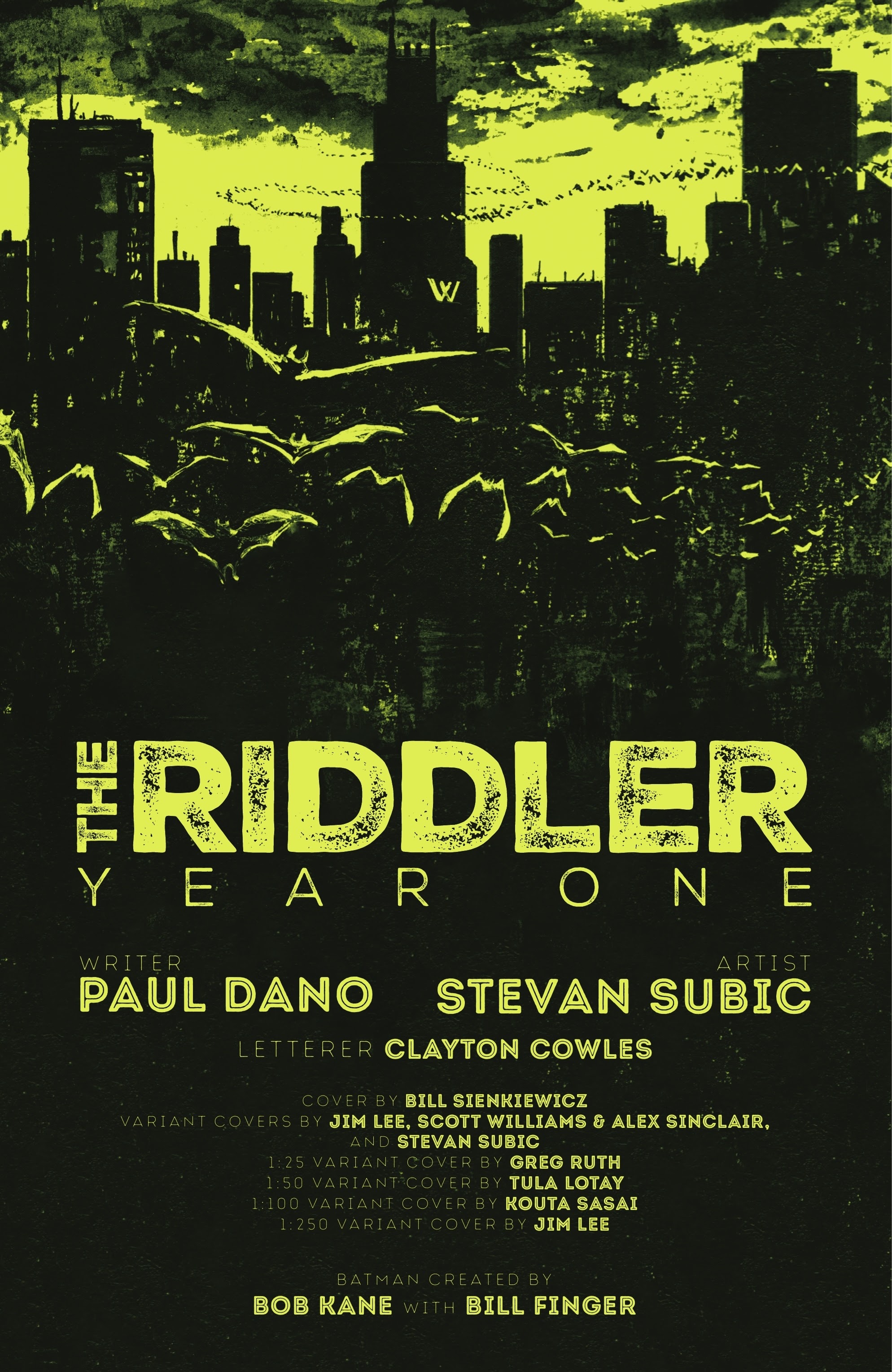 Read online The Riddler: Year One comic -  Issue #1 - 3