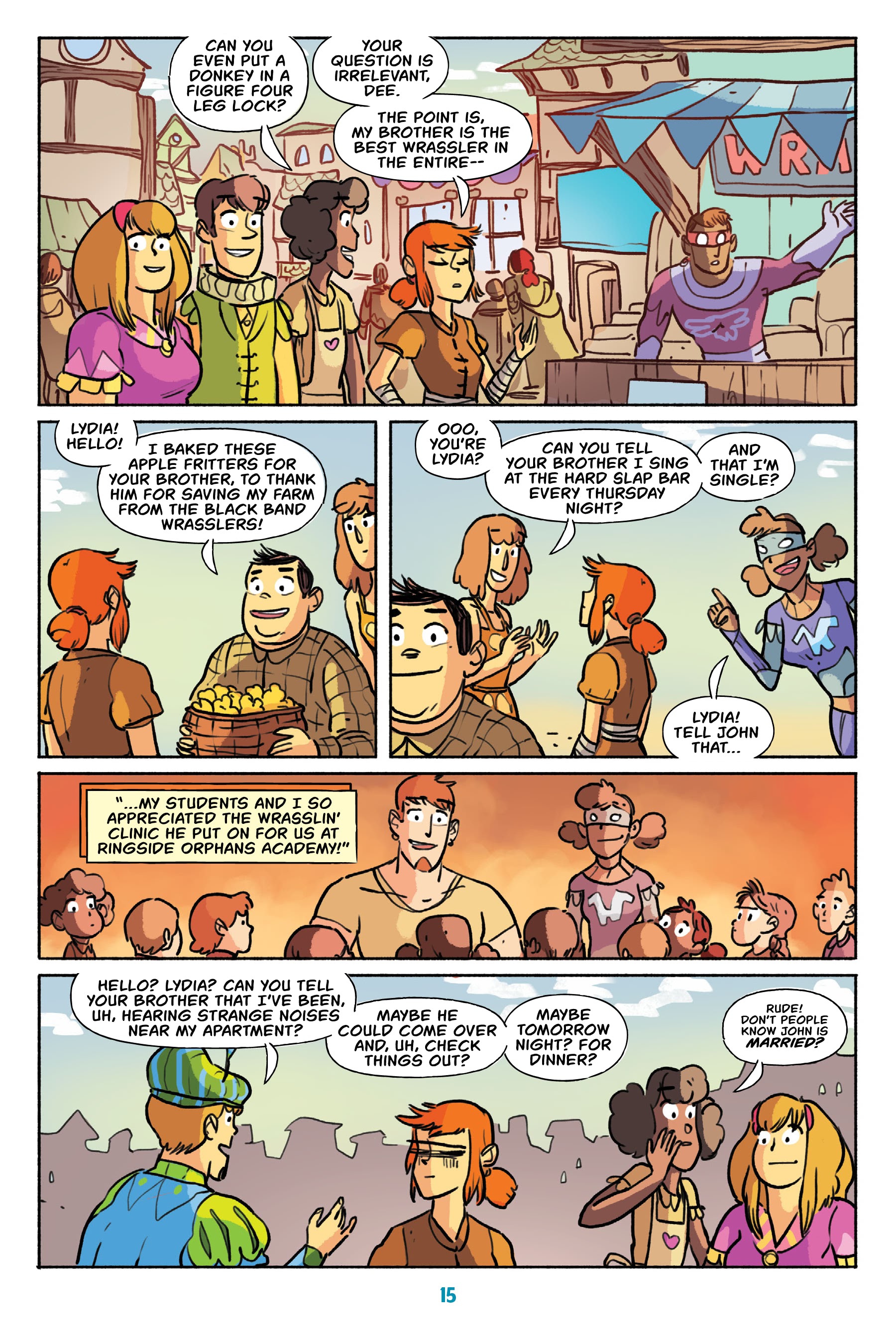 Read online Wrassle Castle comic -  Issue #1 - 14