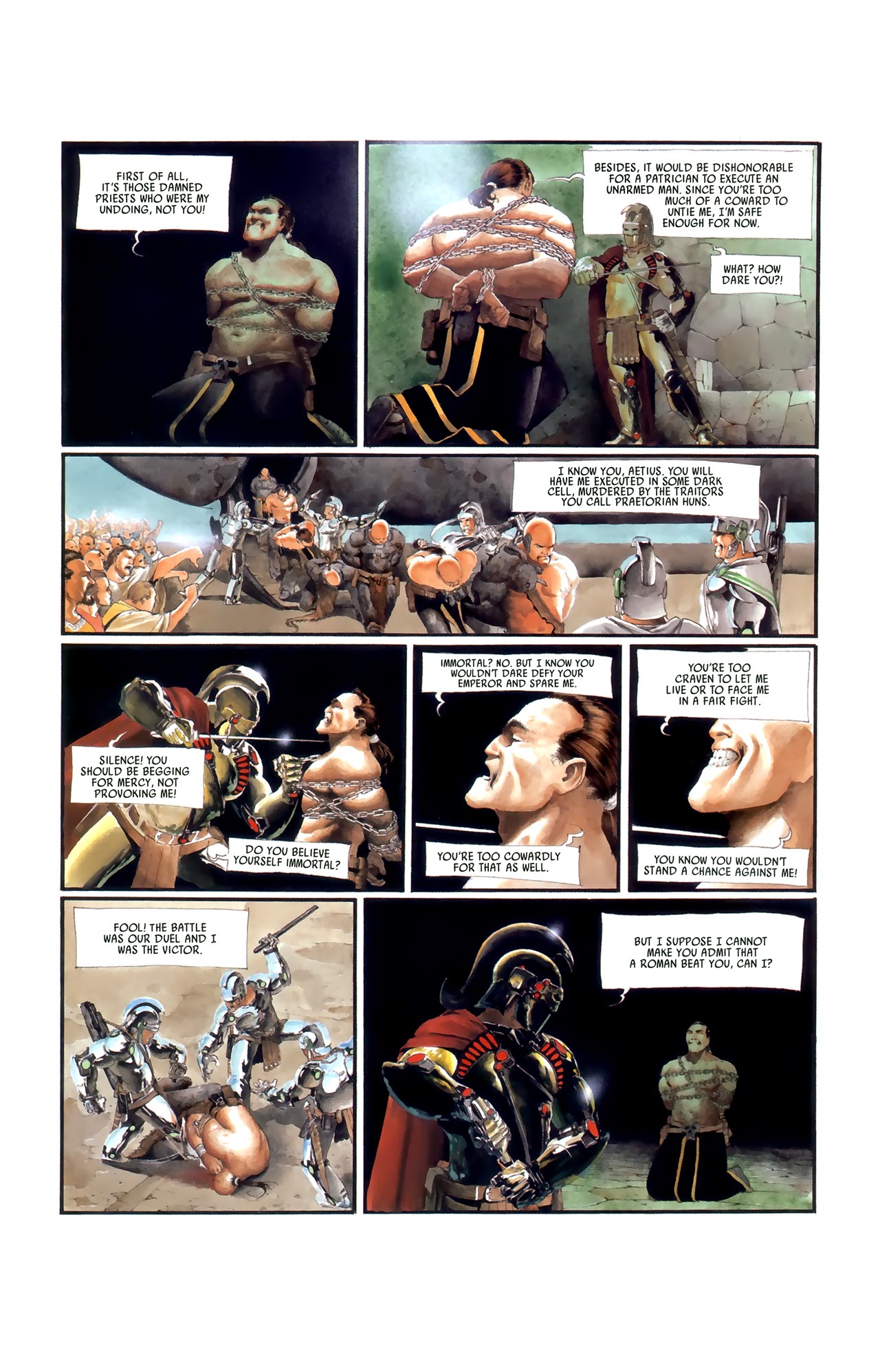 Read online Scourge Of The Gods: The Fall comic -  Issue #1 - 42