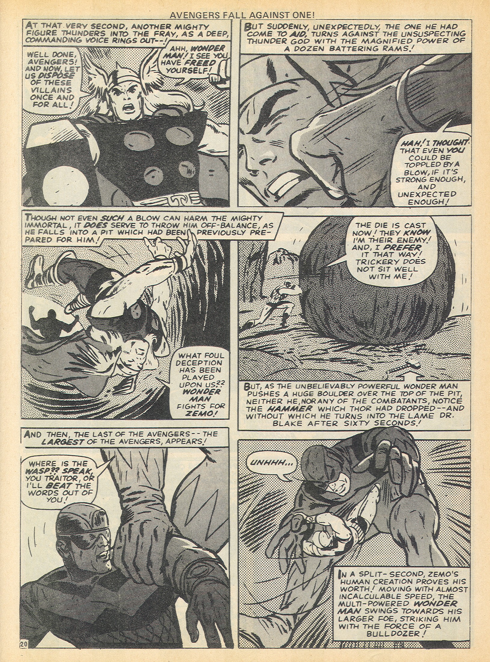 Read online The Avengers (1973) comic -  Issue #6 - 20