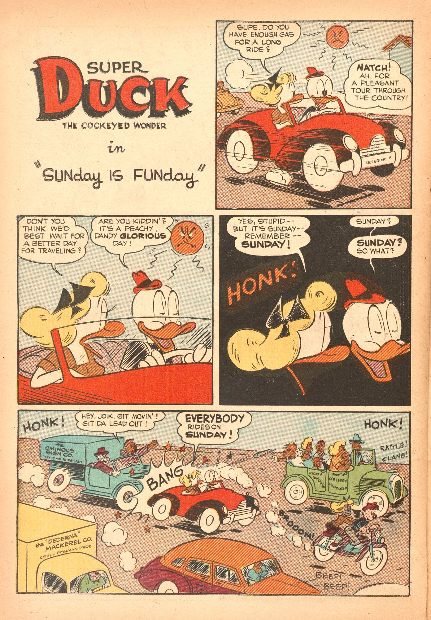 Read online Super Duck Comics comic -  Issue #29 - 32