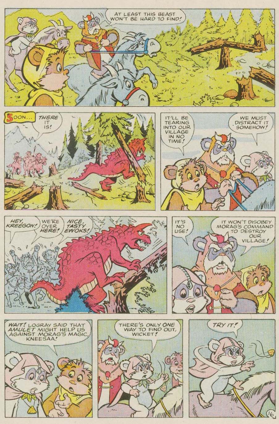 Read online Ewoks (1987) comic -  Issue #8 - 17