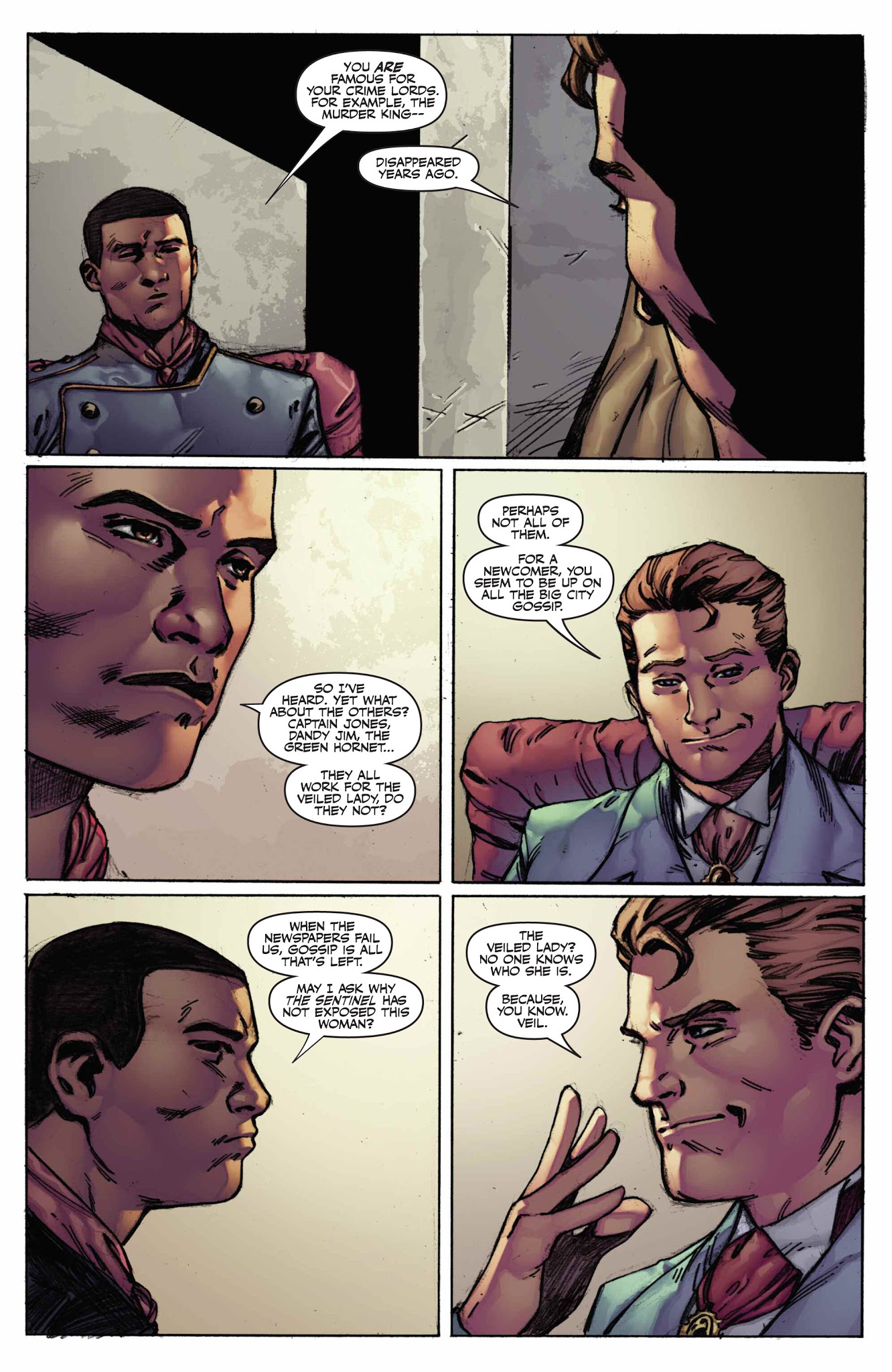 Read online Legenderry: Green Hornet comic -  Issue #1 - 12