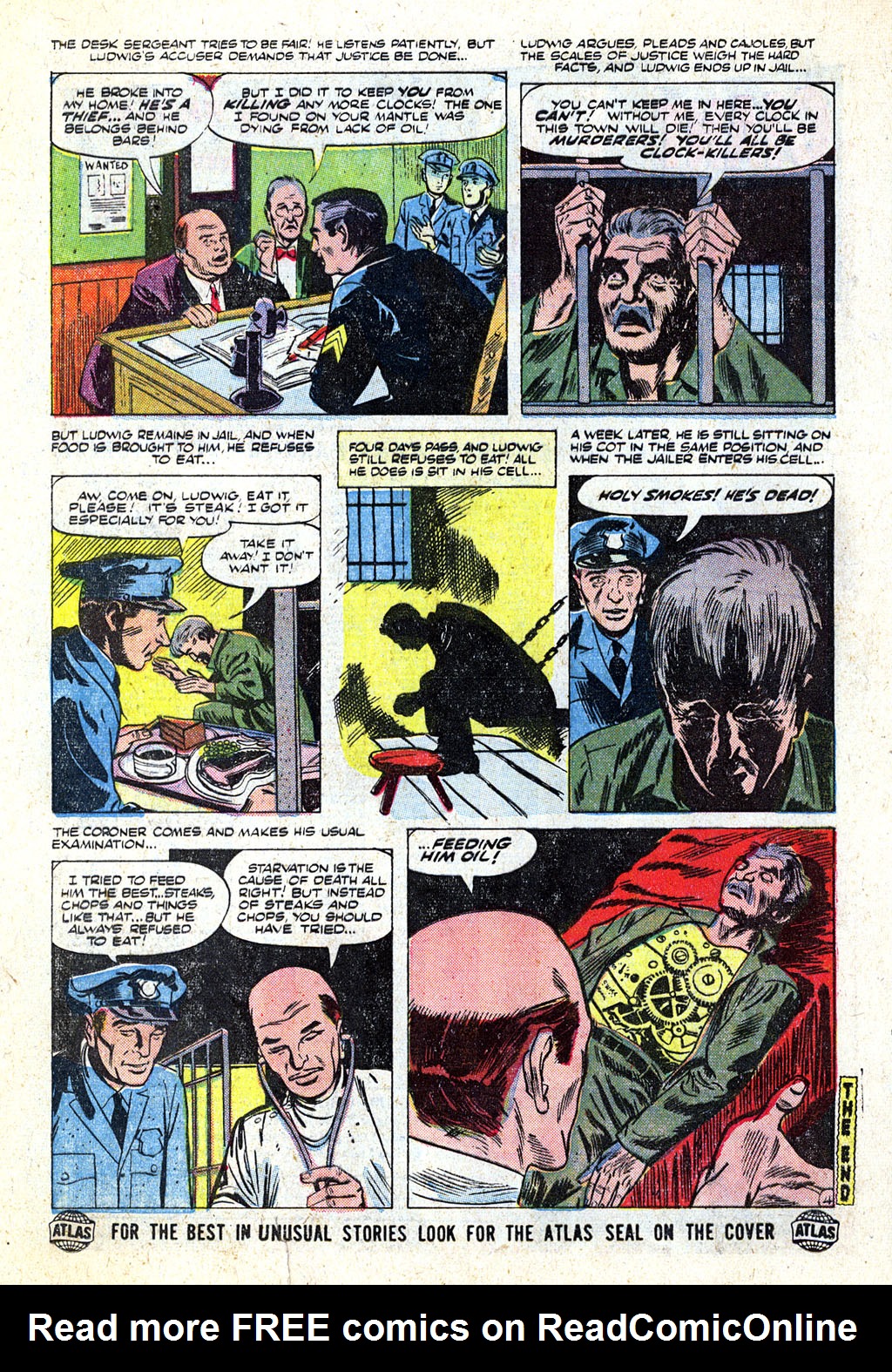 Read online Mystic (1951) comic -  Issue #36 - 20