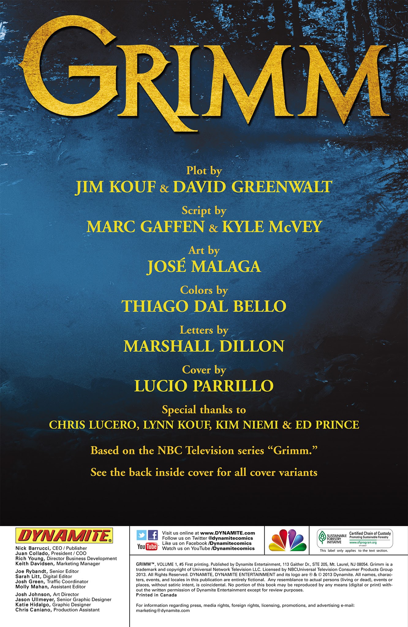 Read online Grimm (2013) comic -  Issue #5 - 2