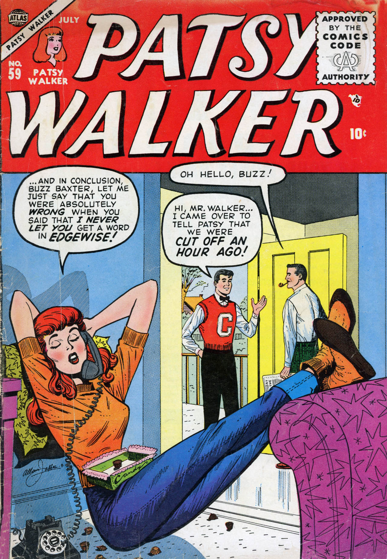 Read online Patsy Walker comic -  Issue #59 - 1
