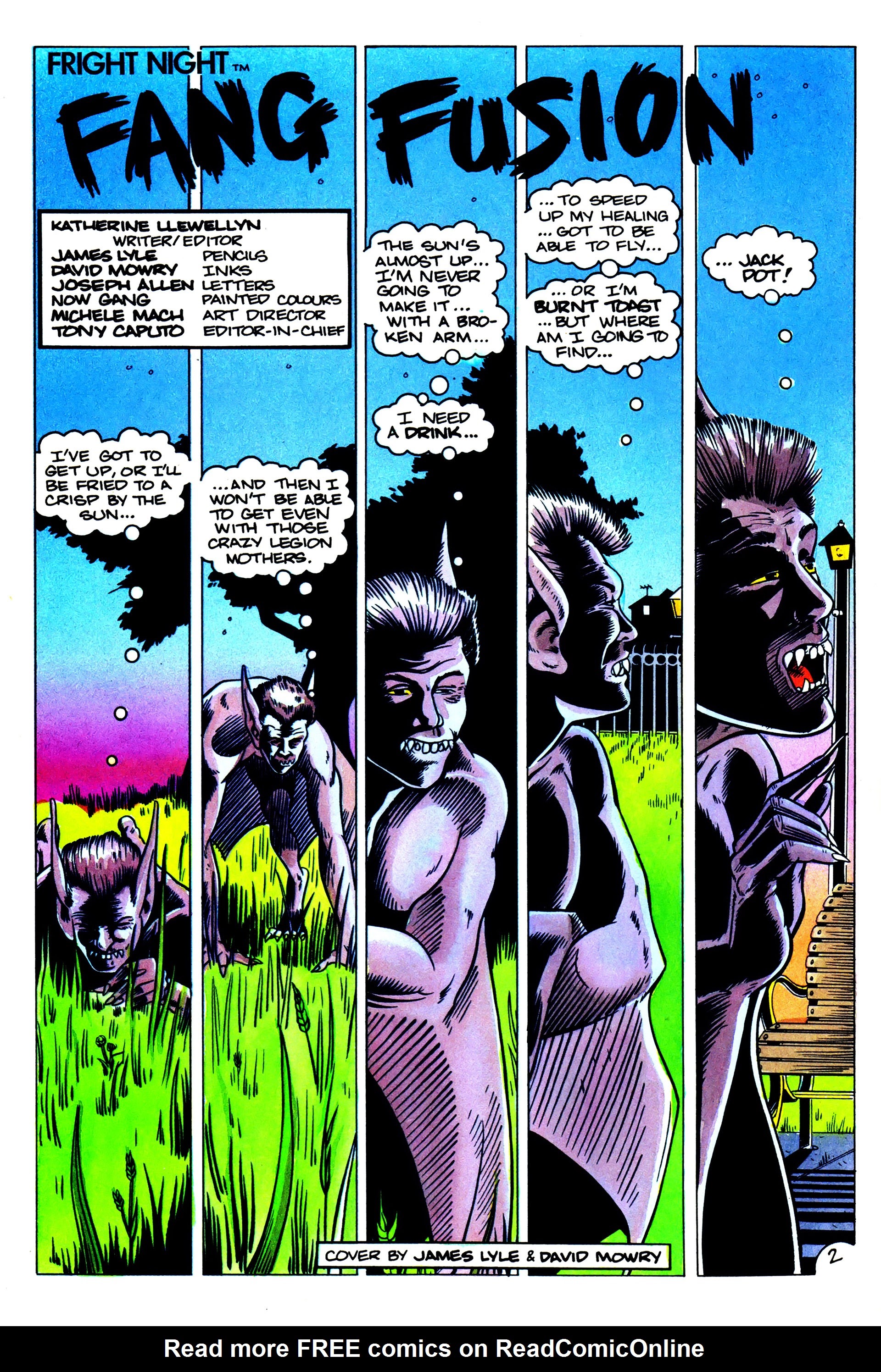 Read online Fright Night (1988) comic -  Issue #18 - 4
