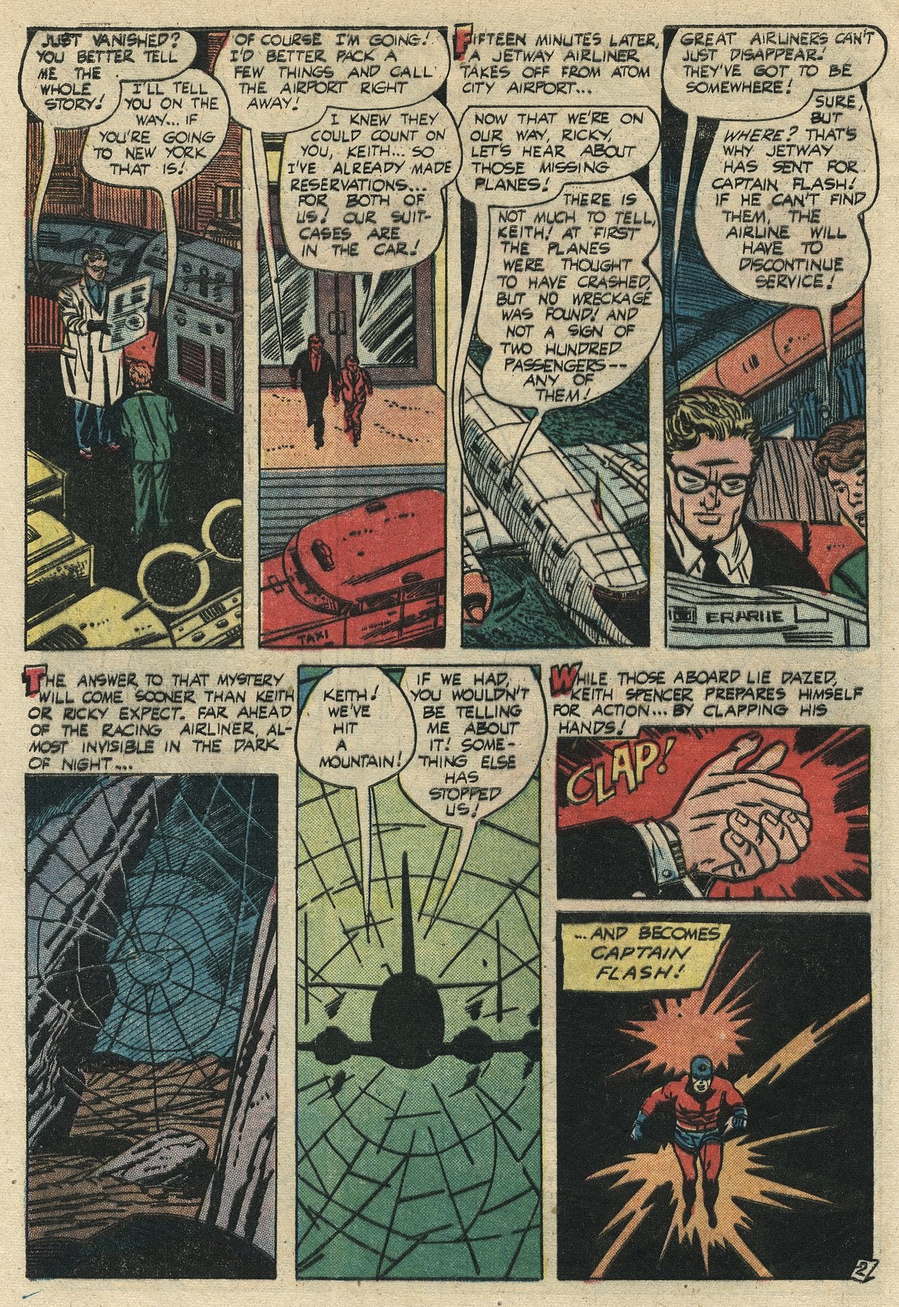 Read online Captain Flash comic -  Issue #4 - 28