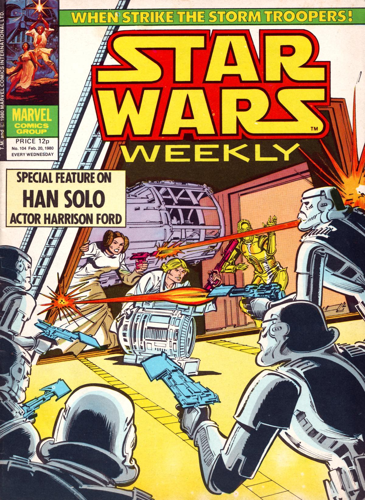 Read online Star Wars Weekly comic -  Issue #104 - 1