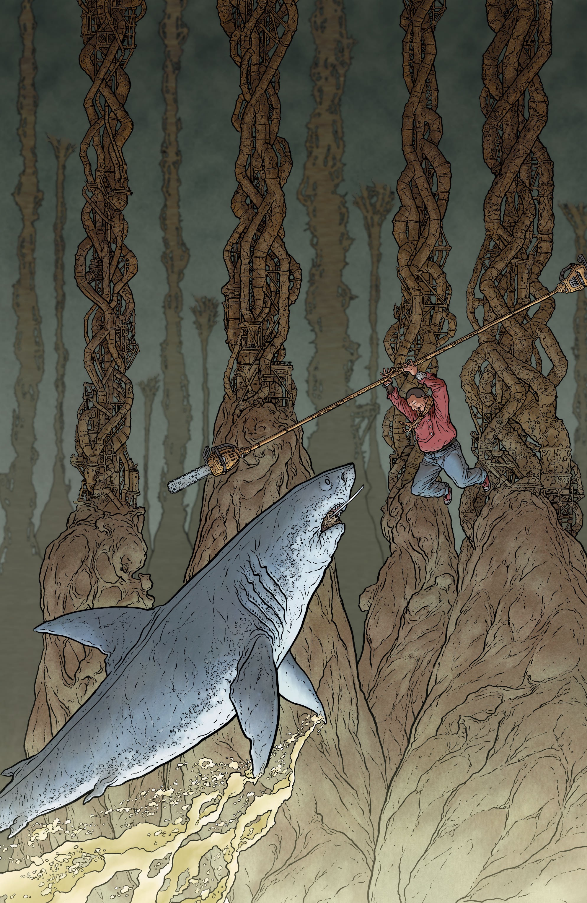 Read online Shaolin Cowboy comic -  Issue # _Start Trek (Part 2) - 60