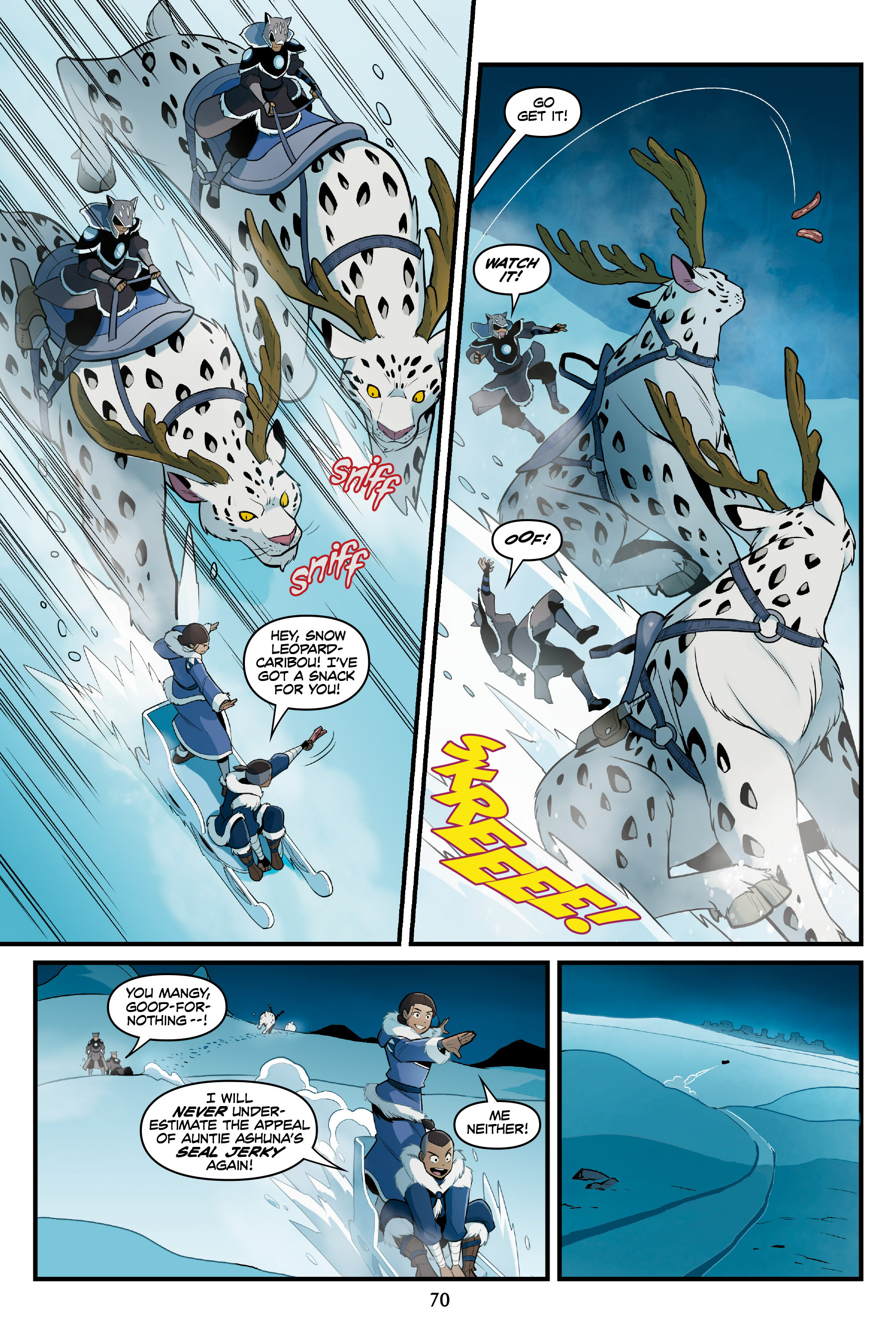 Read online Nickelodeon Avatar: The Last Airbender - North and South comic -  Issue #1 - 69