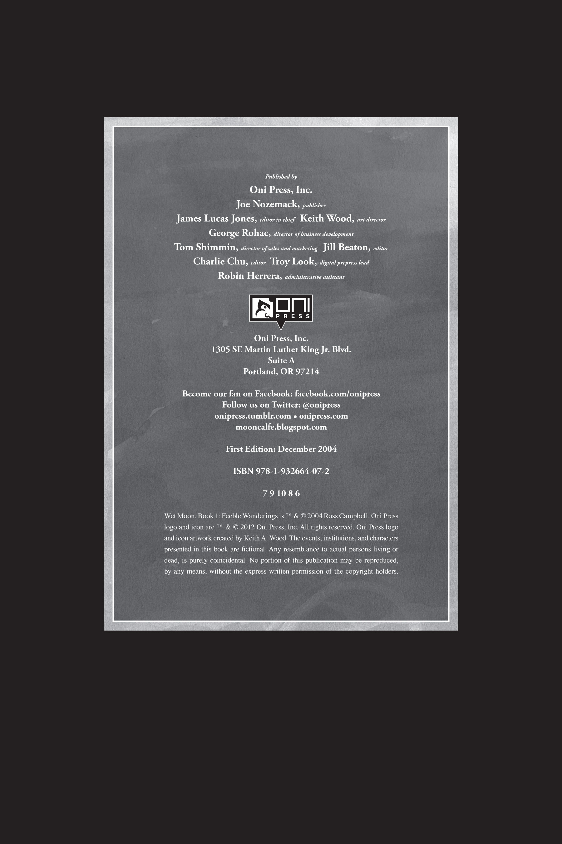 Read online Wet Moon (2005) comic -  Issue # TPB 1 (Part 1) - 6