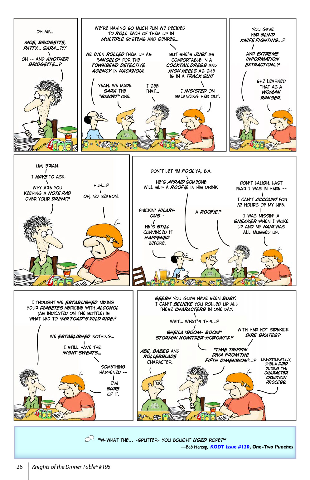 Read online Knights of the Dinner Table comic -  Issue #195 - 28