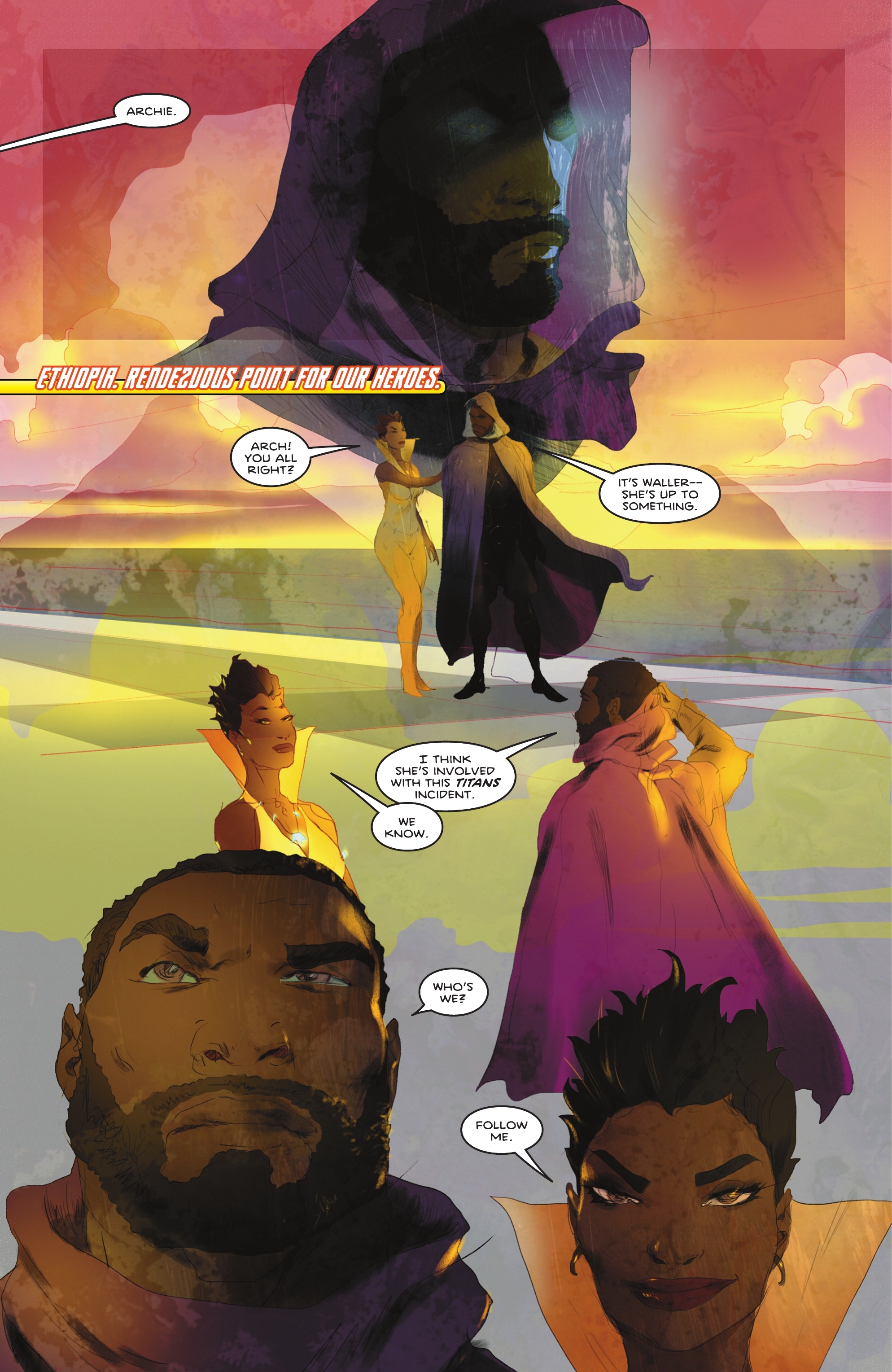 Read online Titans Beast World: Waller Rising comic -  Issue # Full - 37