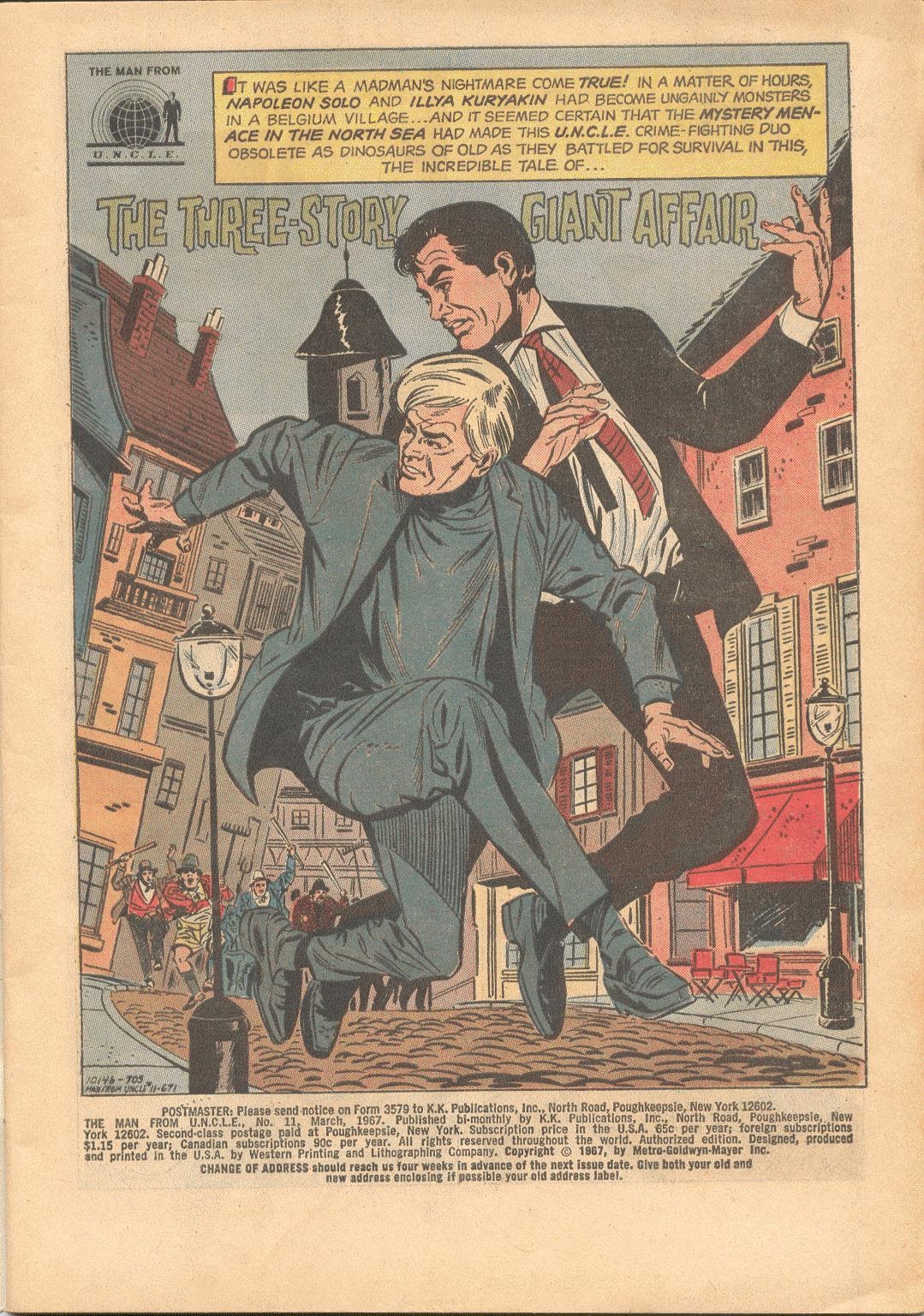 Read online The Man From U.N.C.L.E. comic -  Issue #11 - 3