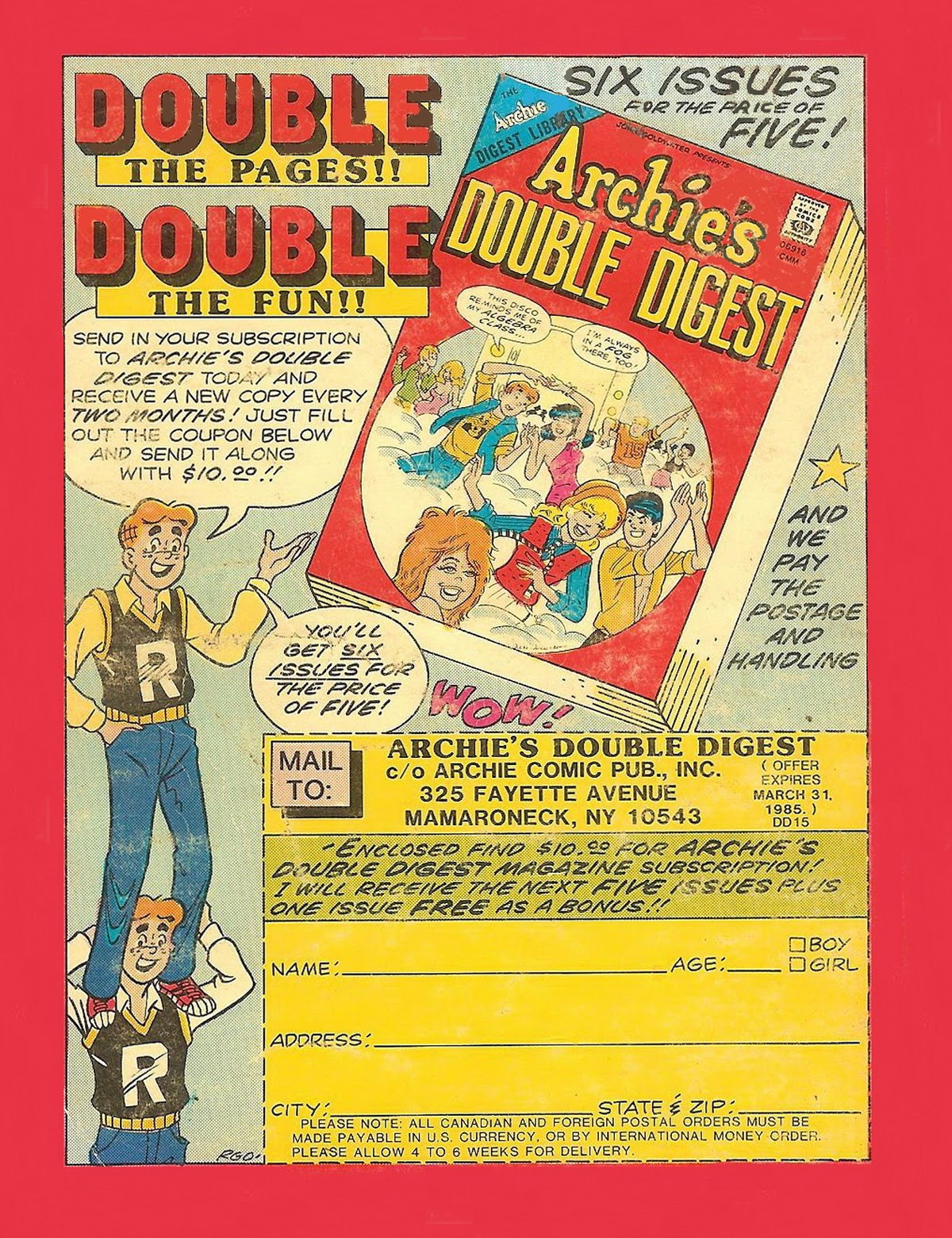 Read online Archie's Double Digest Magazine comic -  Issue #15 - 258