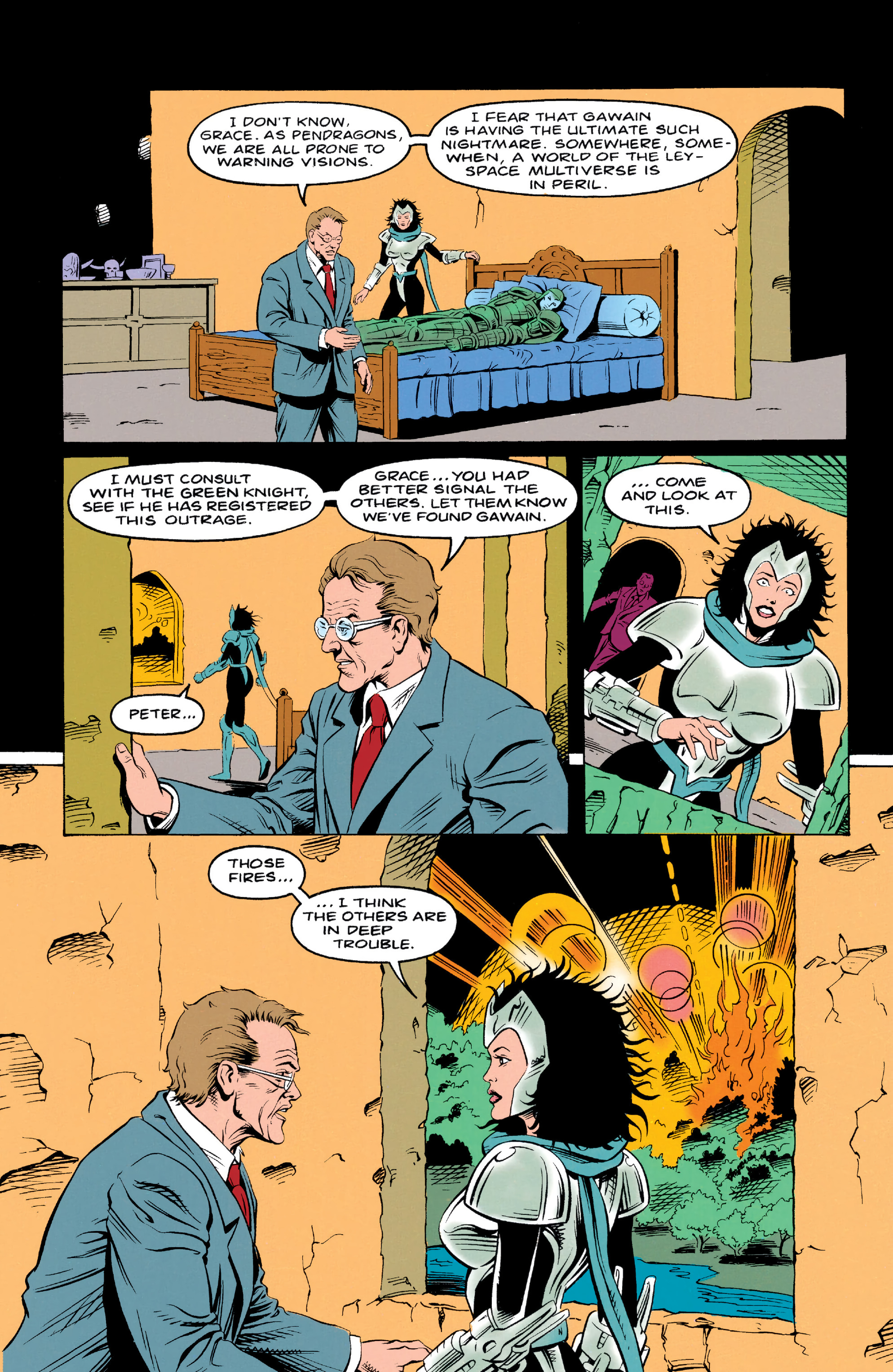 Read online Knights of Pendragon Omnibus comic -  Issue # TPB (Part 9) - 5