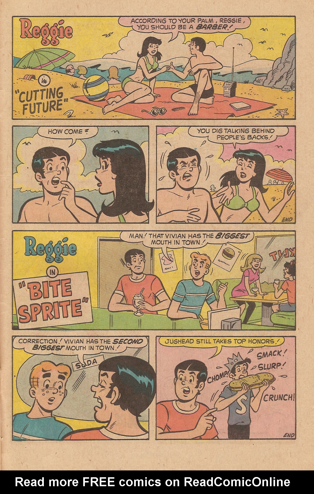 Read online Reggie's Wise Guy Jokes comic -  Issue #31 - 30