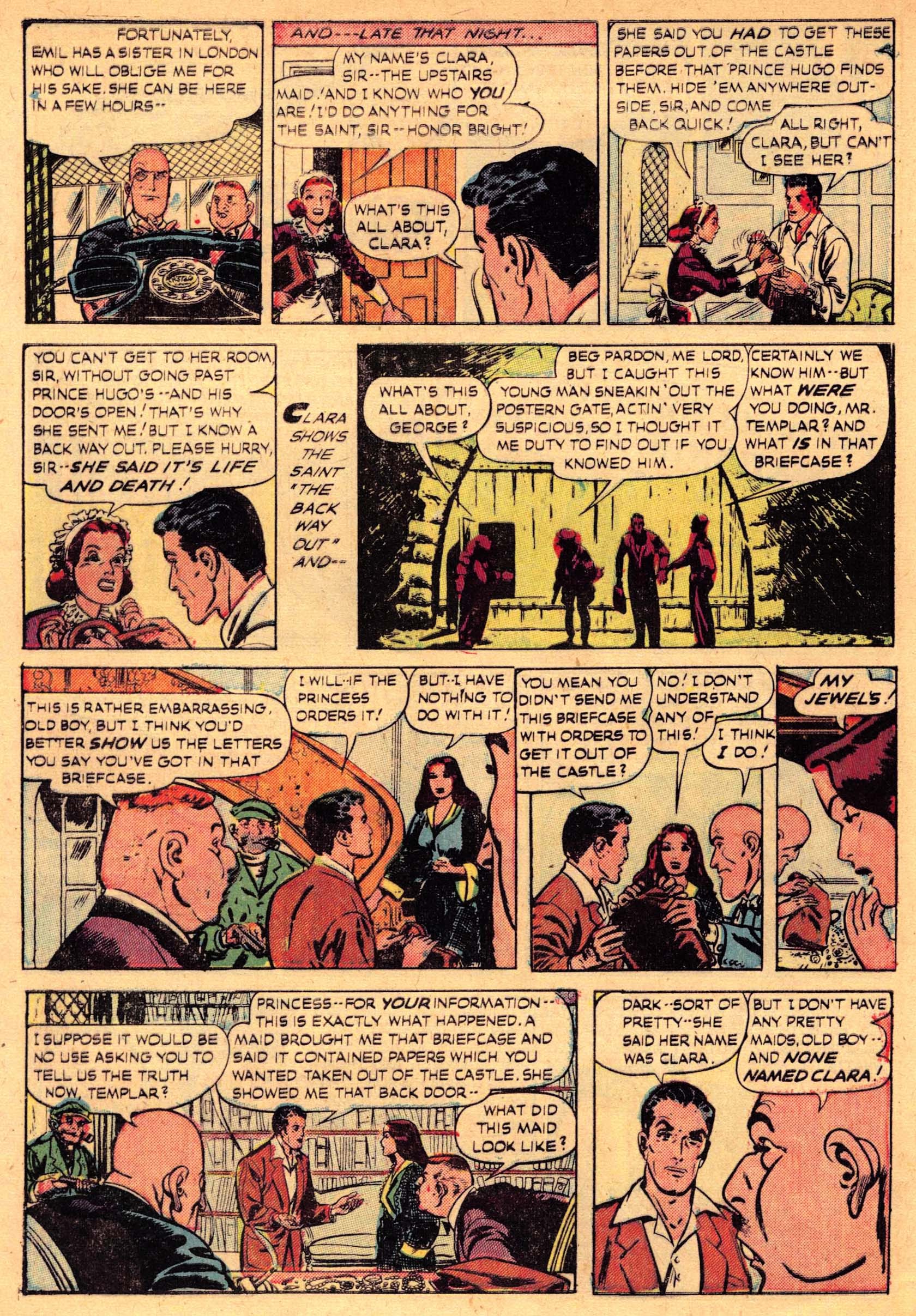 Read online The Saint (1947) comic -  Issue #11 - 8
