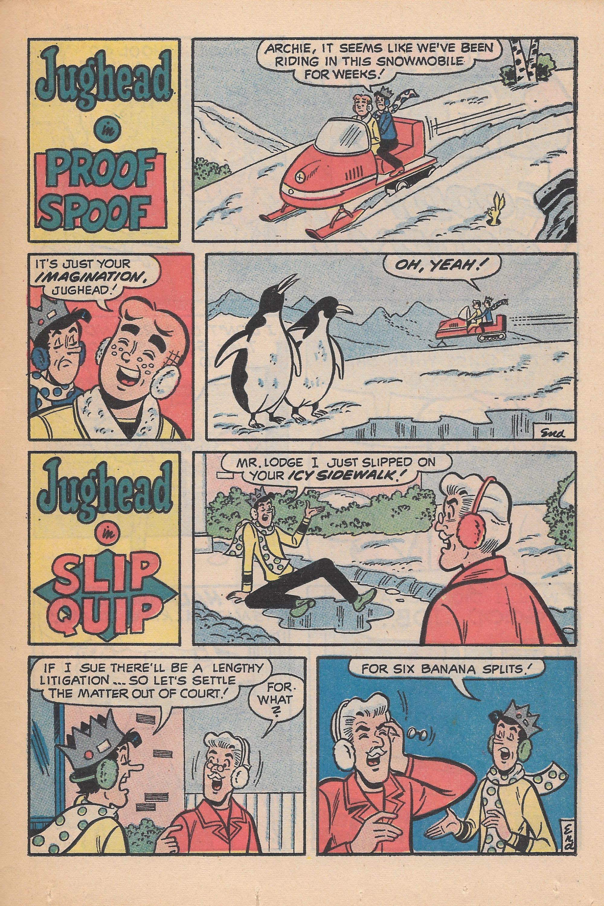 Read online Jughead's Jokes comic -  Issue #23 - 55