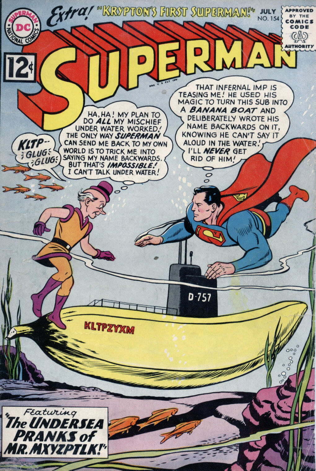 Read online Superman (1939) comic -  Issue #154 - 1