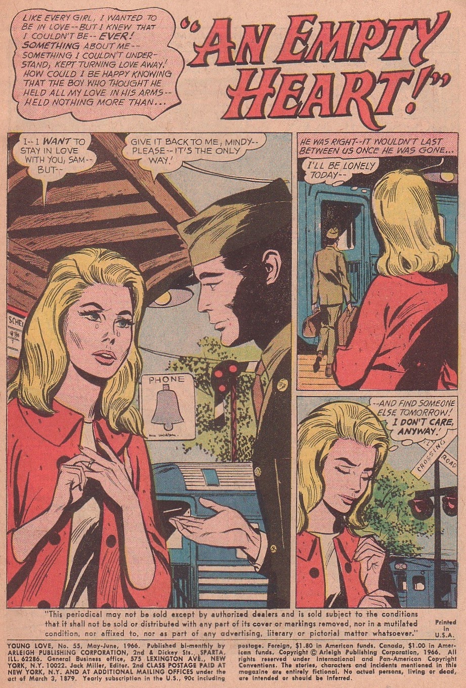 Read online Young Love (1963) comic -  Issue #55 - 3