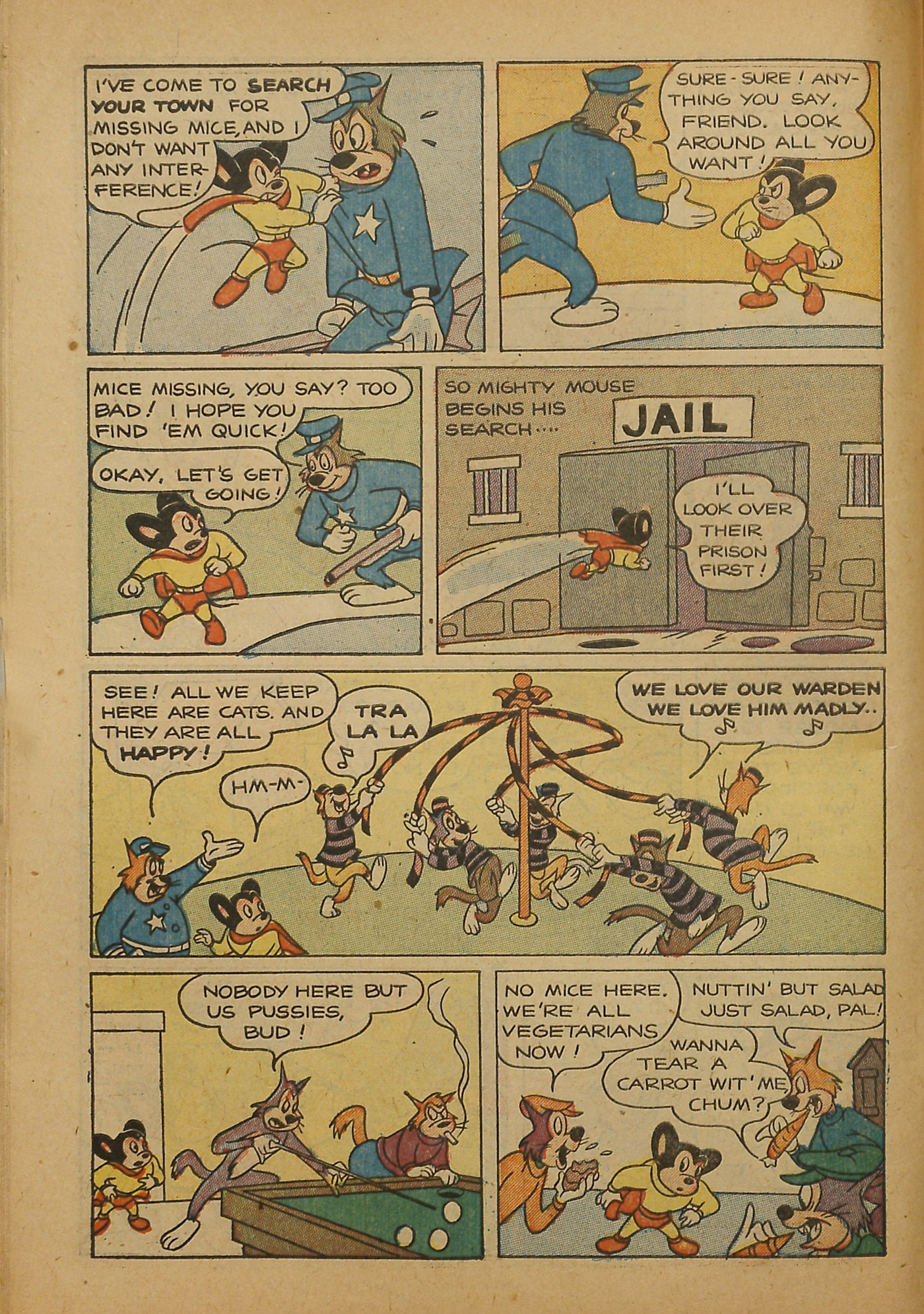 Read online Paul Terry's Mighty Mouse Comics comic -  Issue #40 - 22