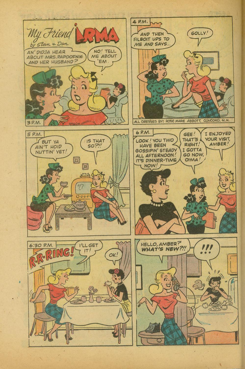 Read online My Friend Irma comic -  Issue #20 - 26