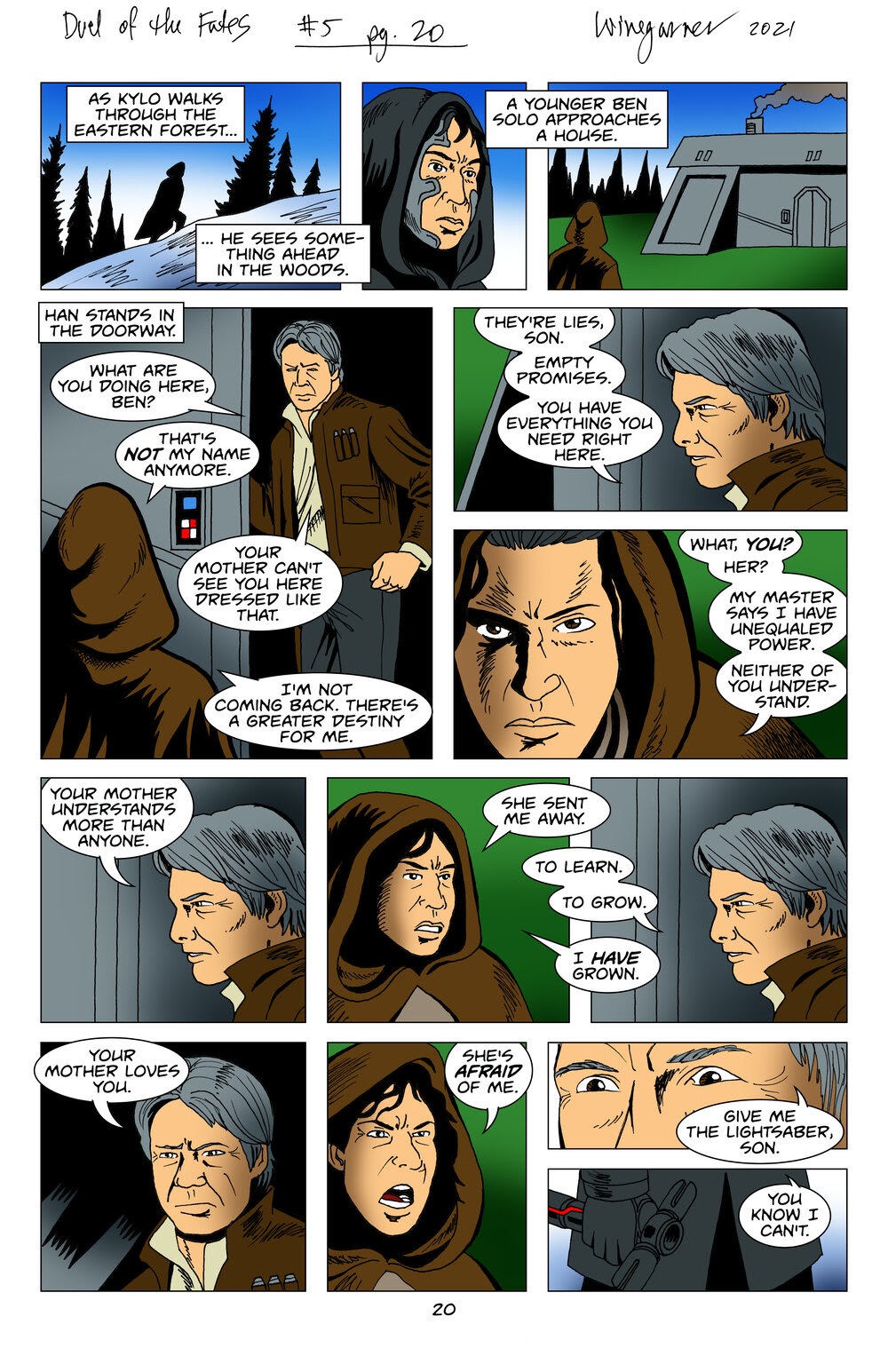 Read online Star Wars: Duel of the Fates comic -  Issue #5 - 21