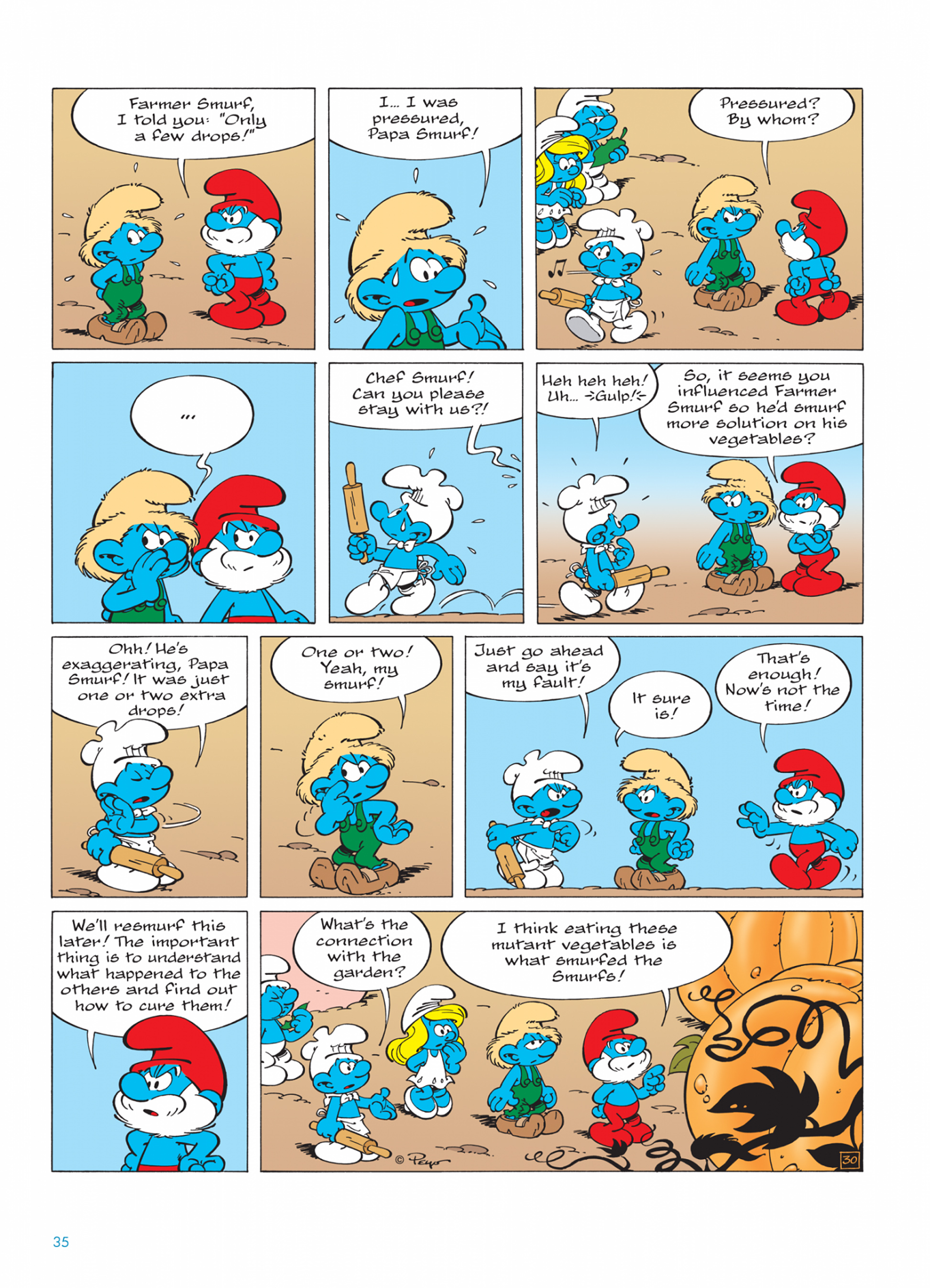 Read online The Smurfs comic -  Issue #26 - 35