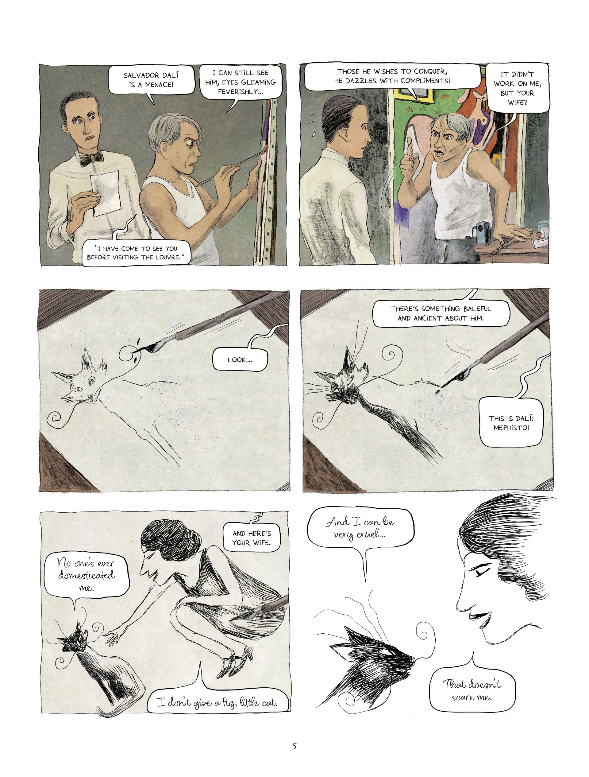 Read online Dalí: Before Gala comic -  Issue # TPB - 7