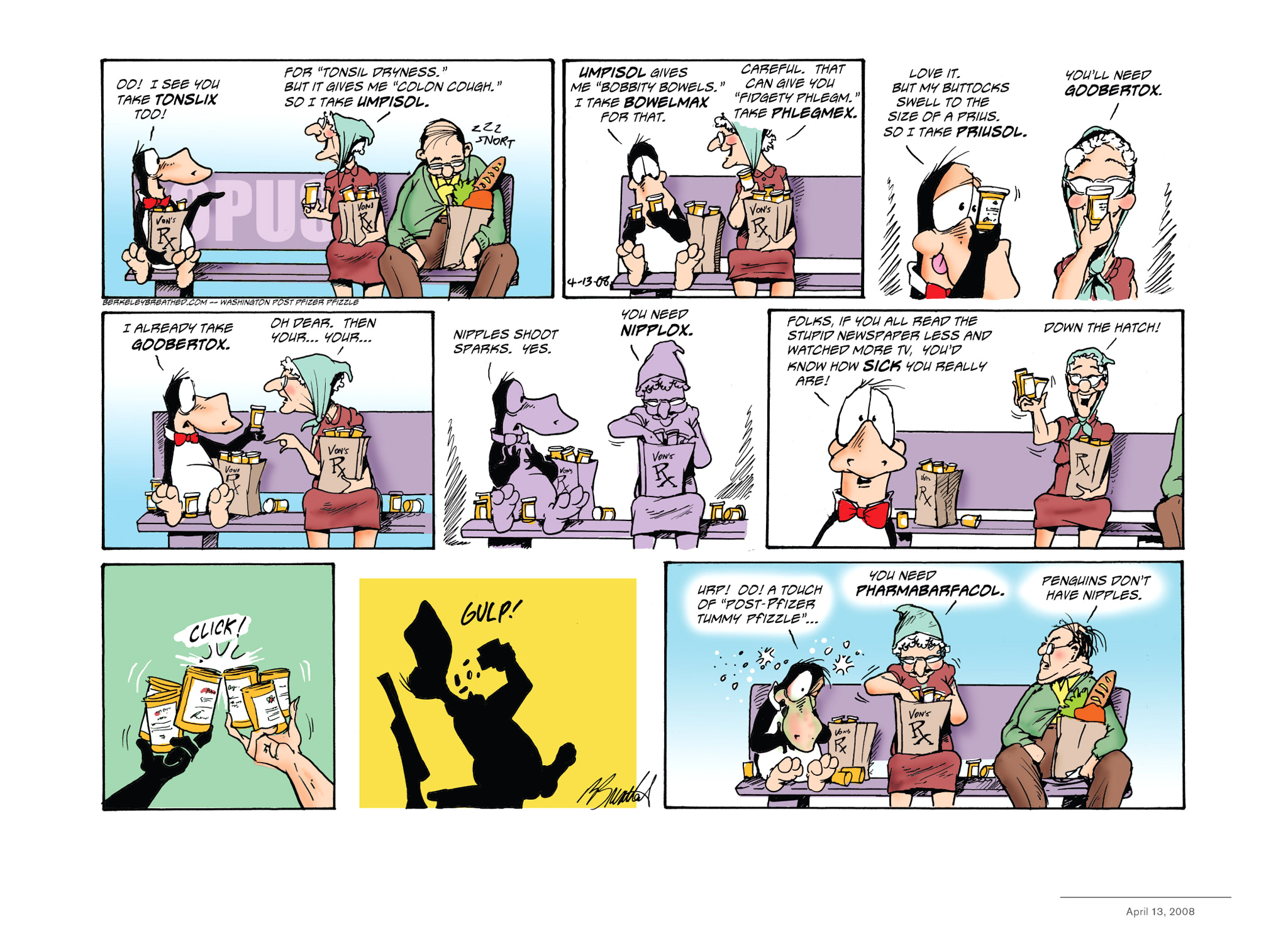 Read online Opus Complete Sunday Strips From 2003-2008 comic -  Issue # TPB (Part 3) - 38