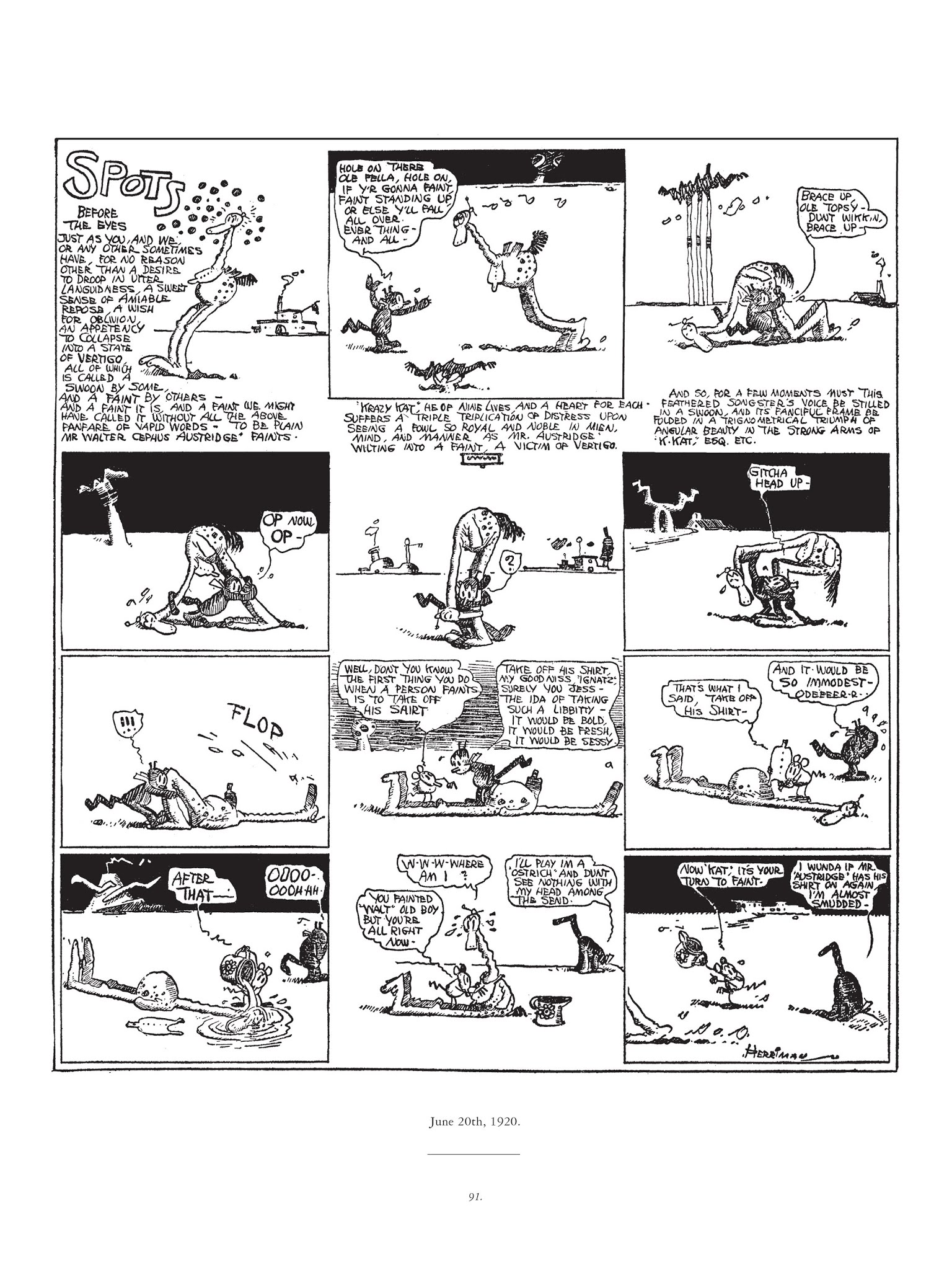 Read online Krazy & Ignatz comic -  Issue # TPB 2 - 91
