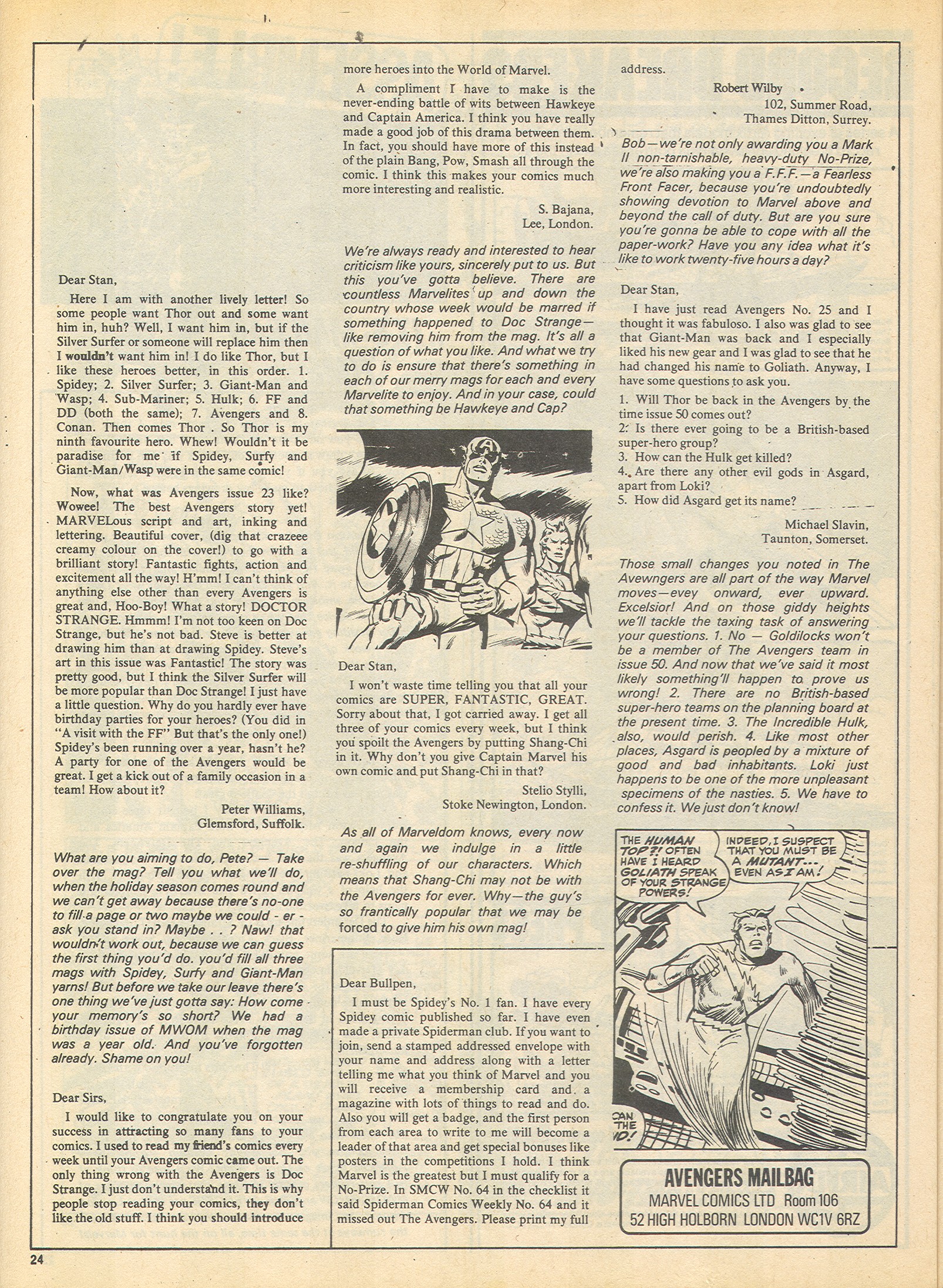 Read online The Avengers (1973) comic -  Issue #49 - 24