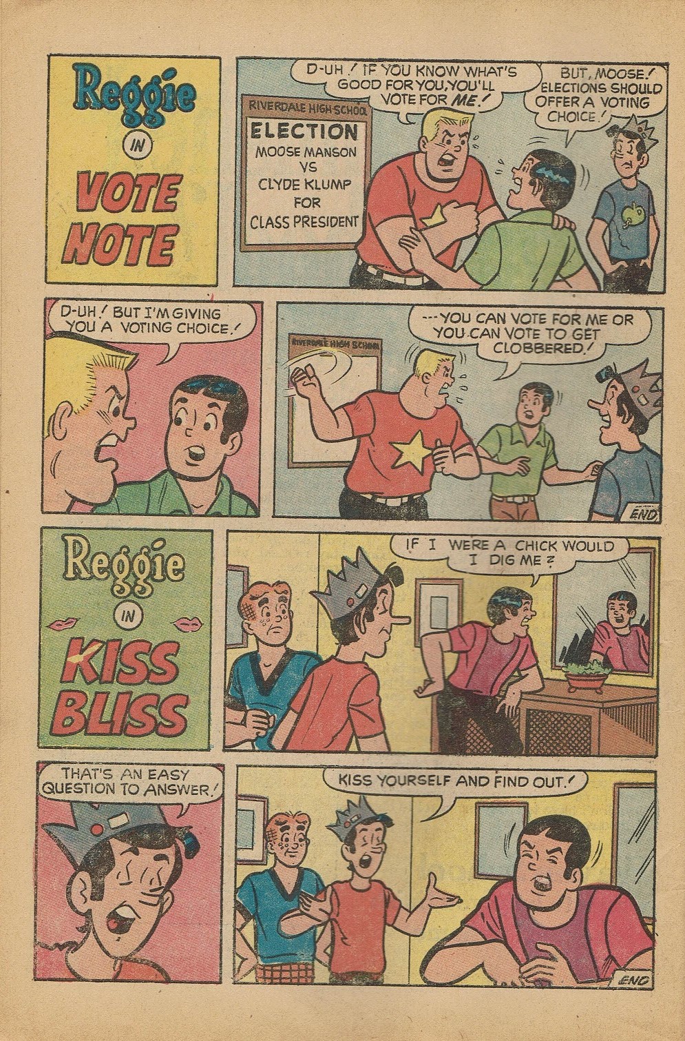 Read online Reggie's Wise Guy Jokes comic -  Issue #24 - 10