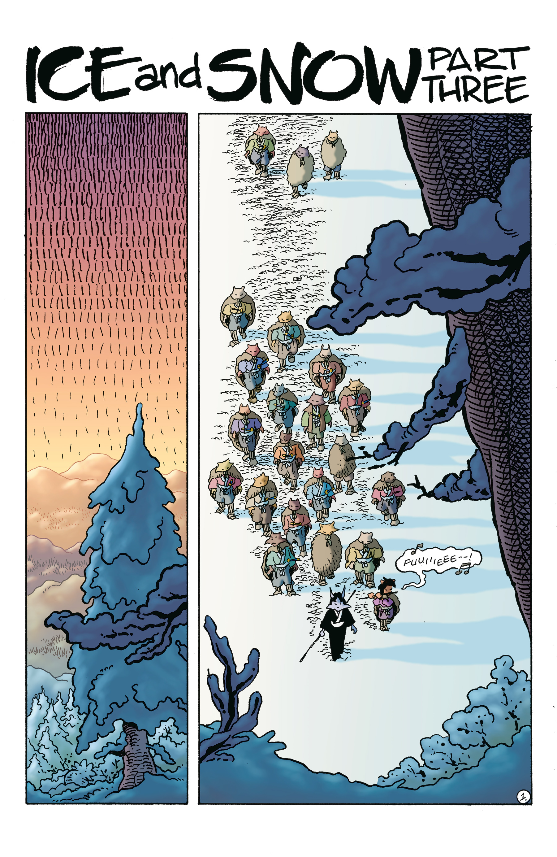Read online Usagi Yojimbo: Ice and Snow comic -  Issue #3 - 3