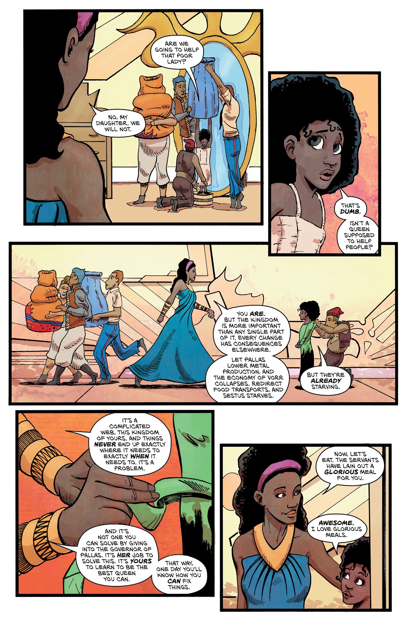 Read online Vagrant Queen comic -  Issue #4 - 6
