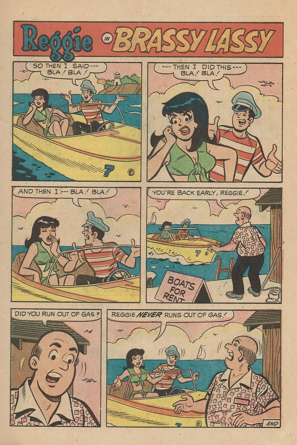 Read online Reggie's Wise Guy Jokes comic -  Issue #22 - 7