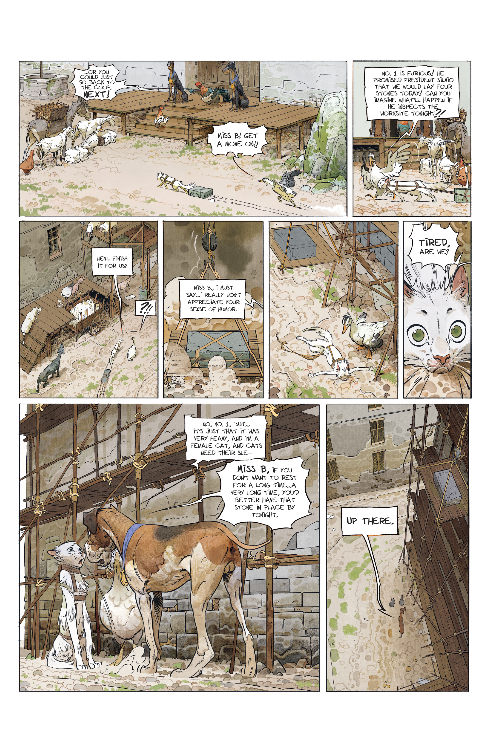 Read online Animal Castle comic -  Issue #1 - 9