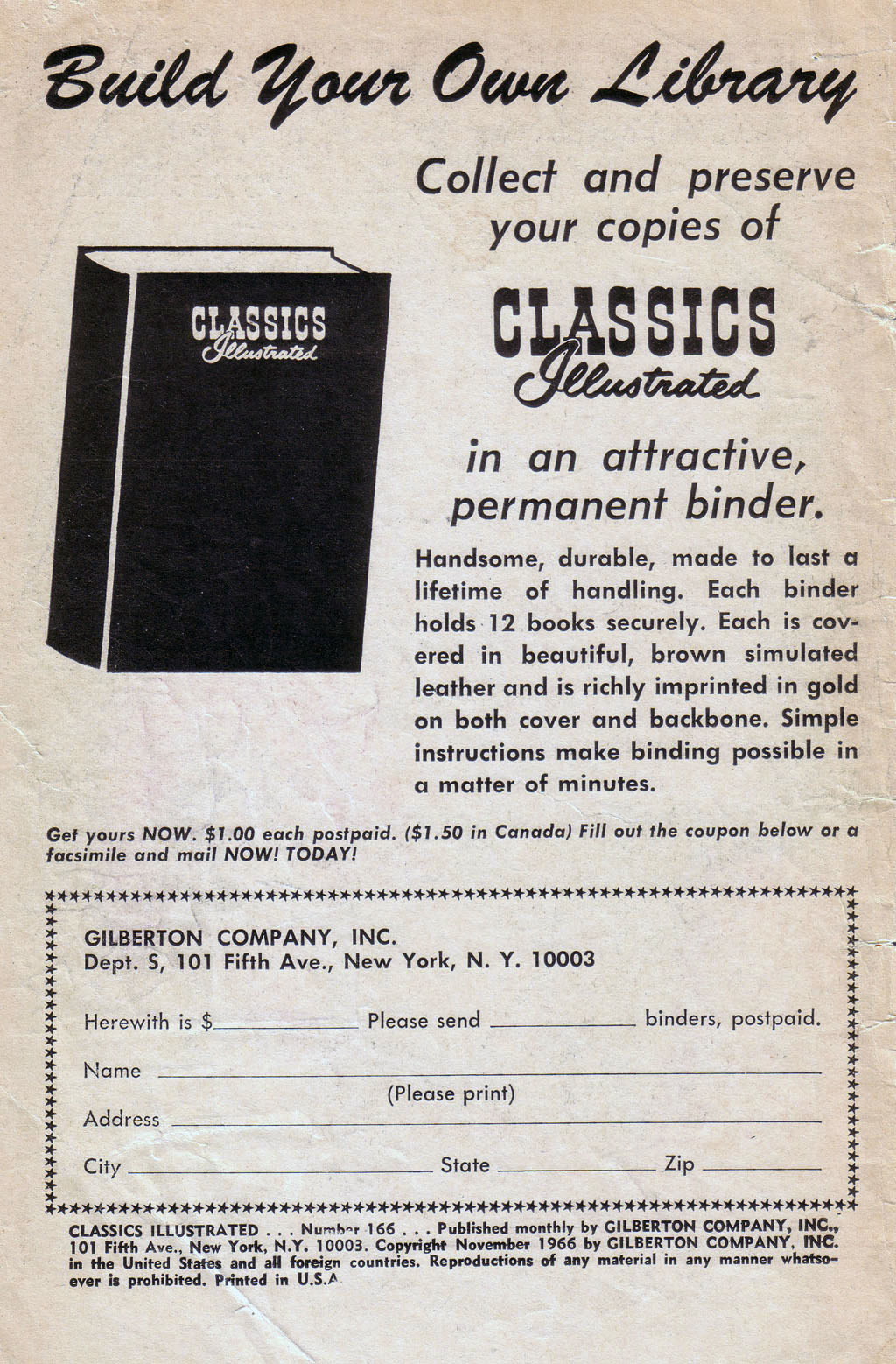 Read online Classics Illustrated comic -  Issue #166 - 2