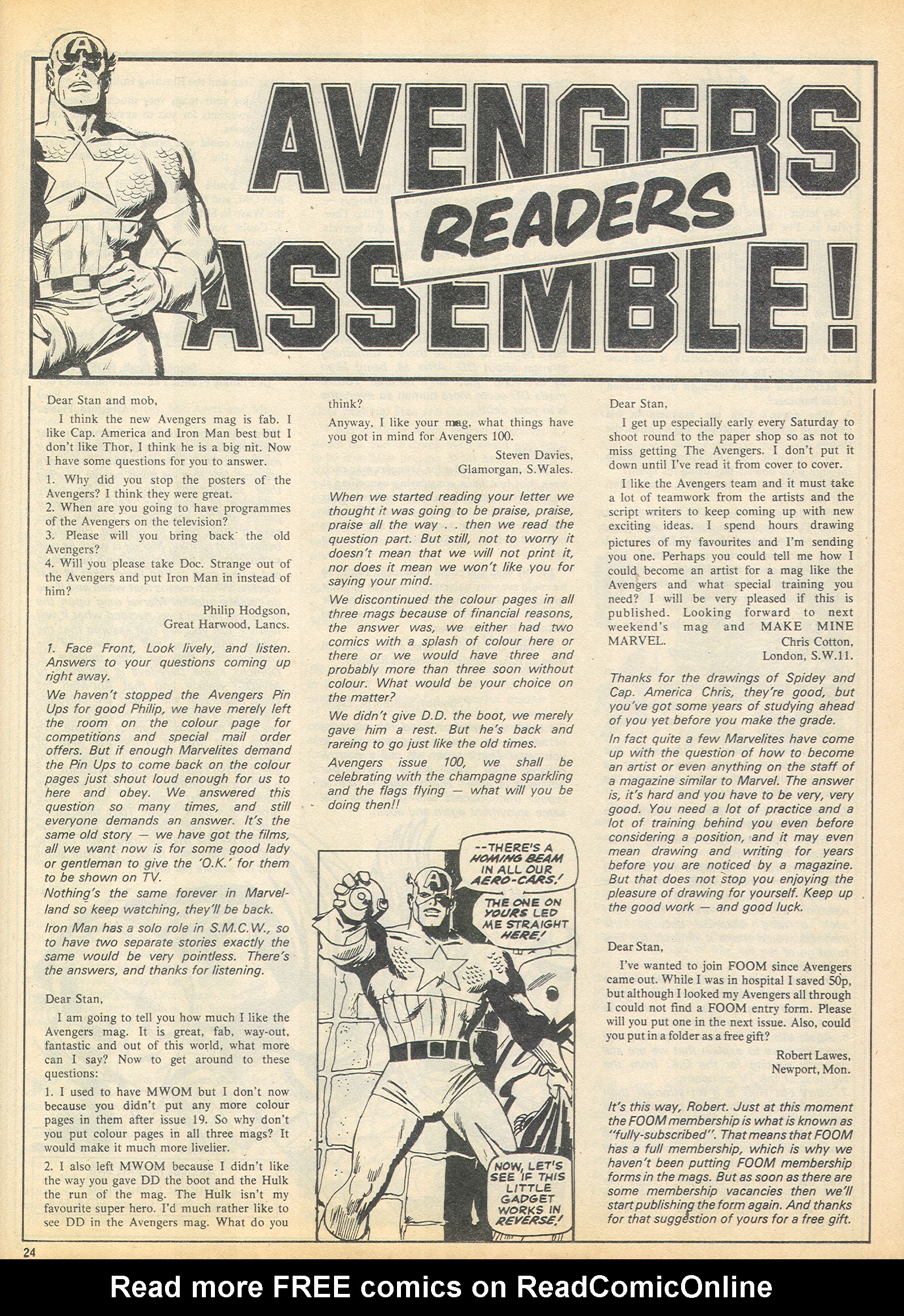 Read online The Avengers (1973) comic -  Issue #31 - 24