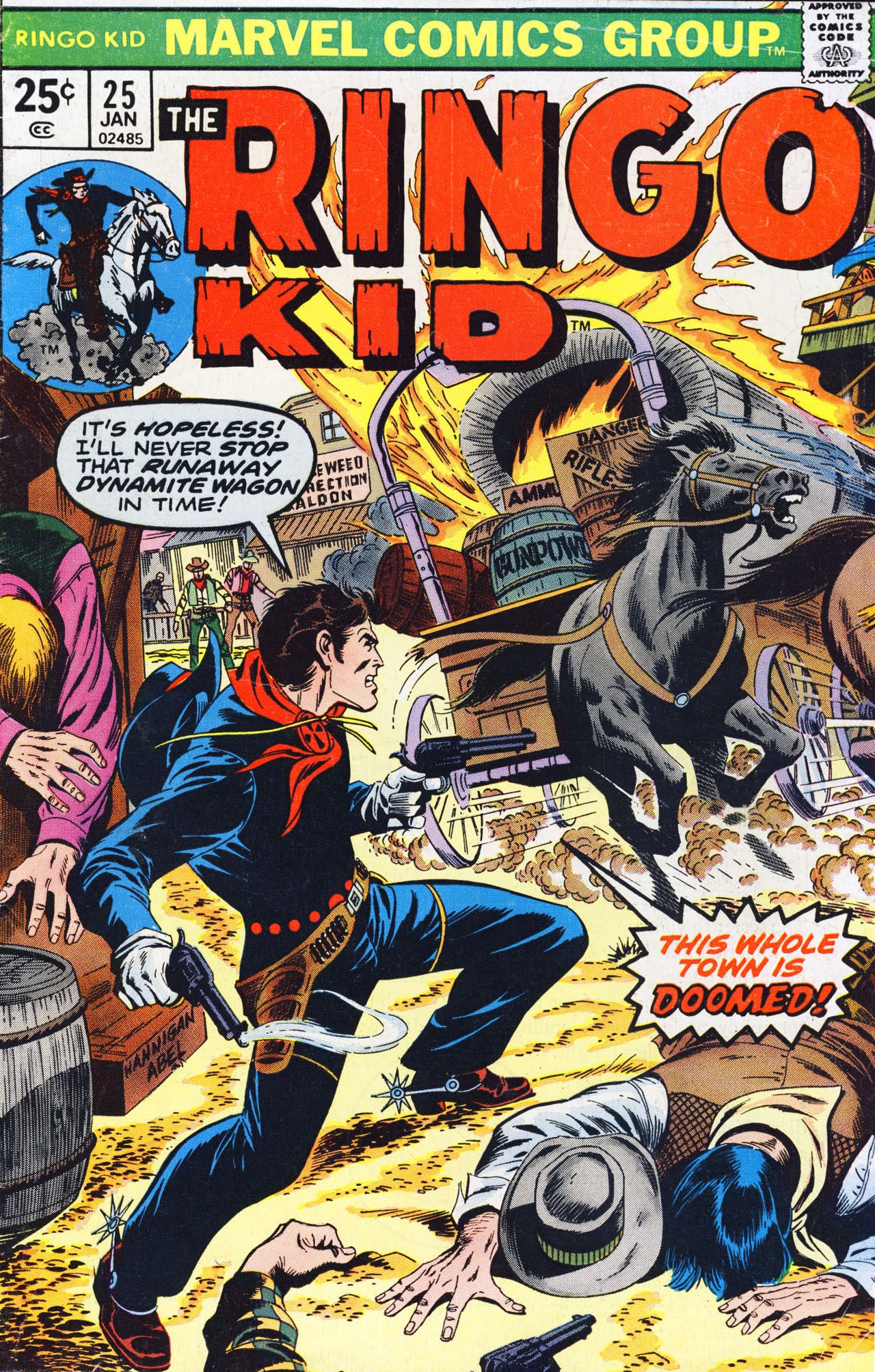 Read online Ringo Kid (1970) comic -  Issue #25 - 1