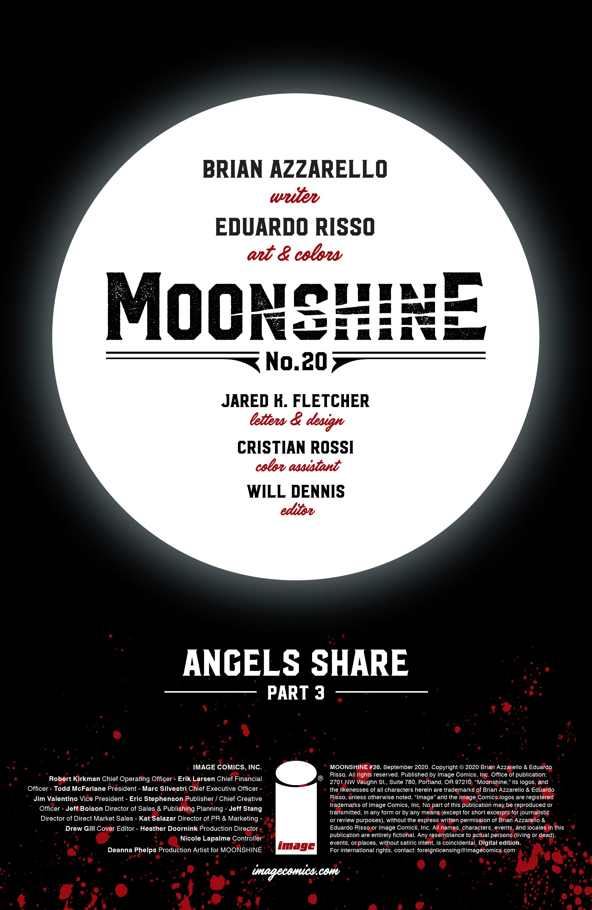 Read online Moonshine comic -  Issue #20 - 2