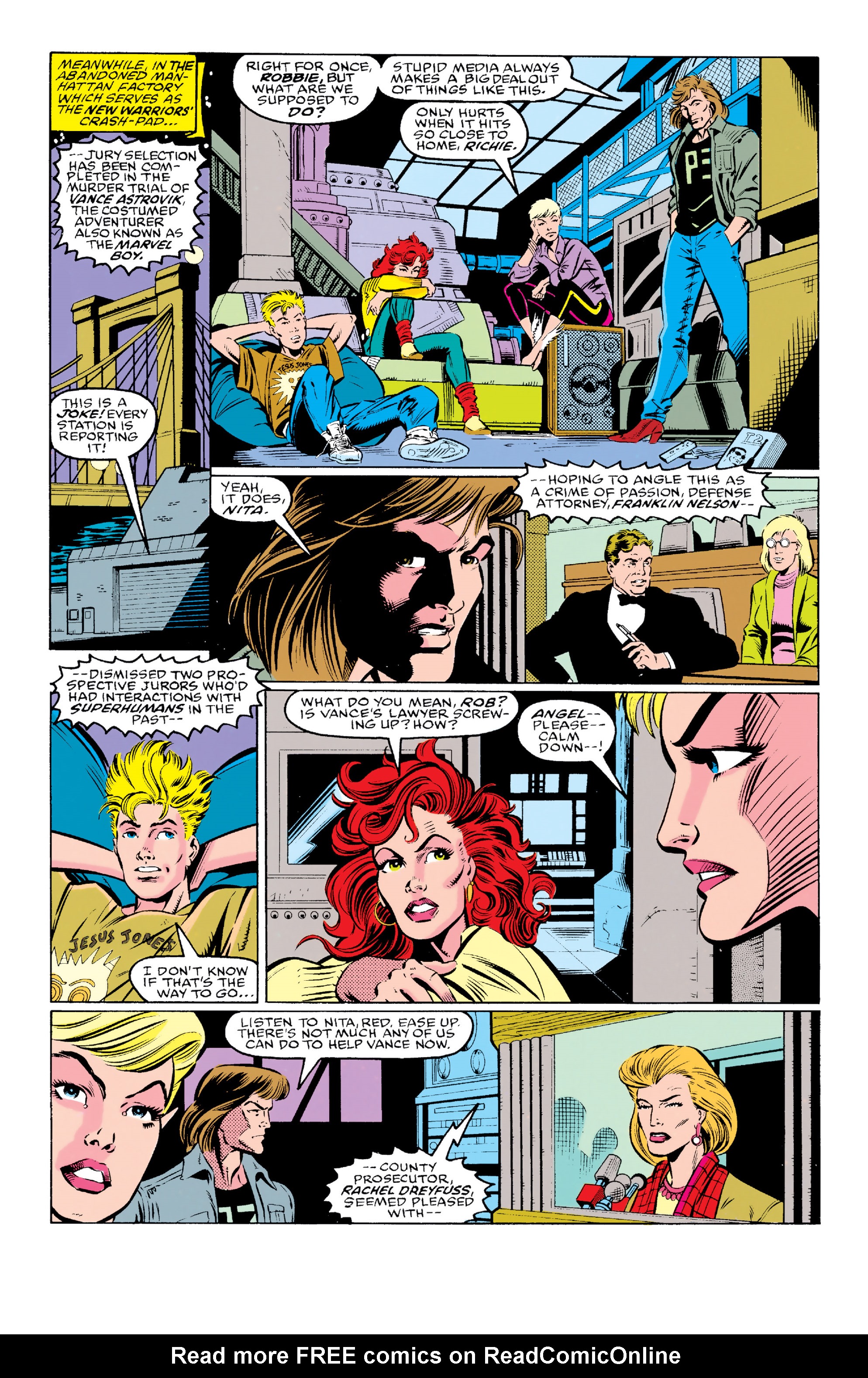 Read online The New Warriors comic -  Issue #22 - 7