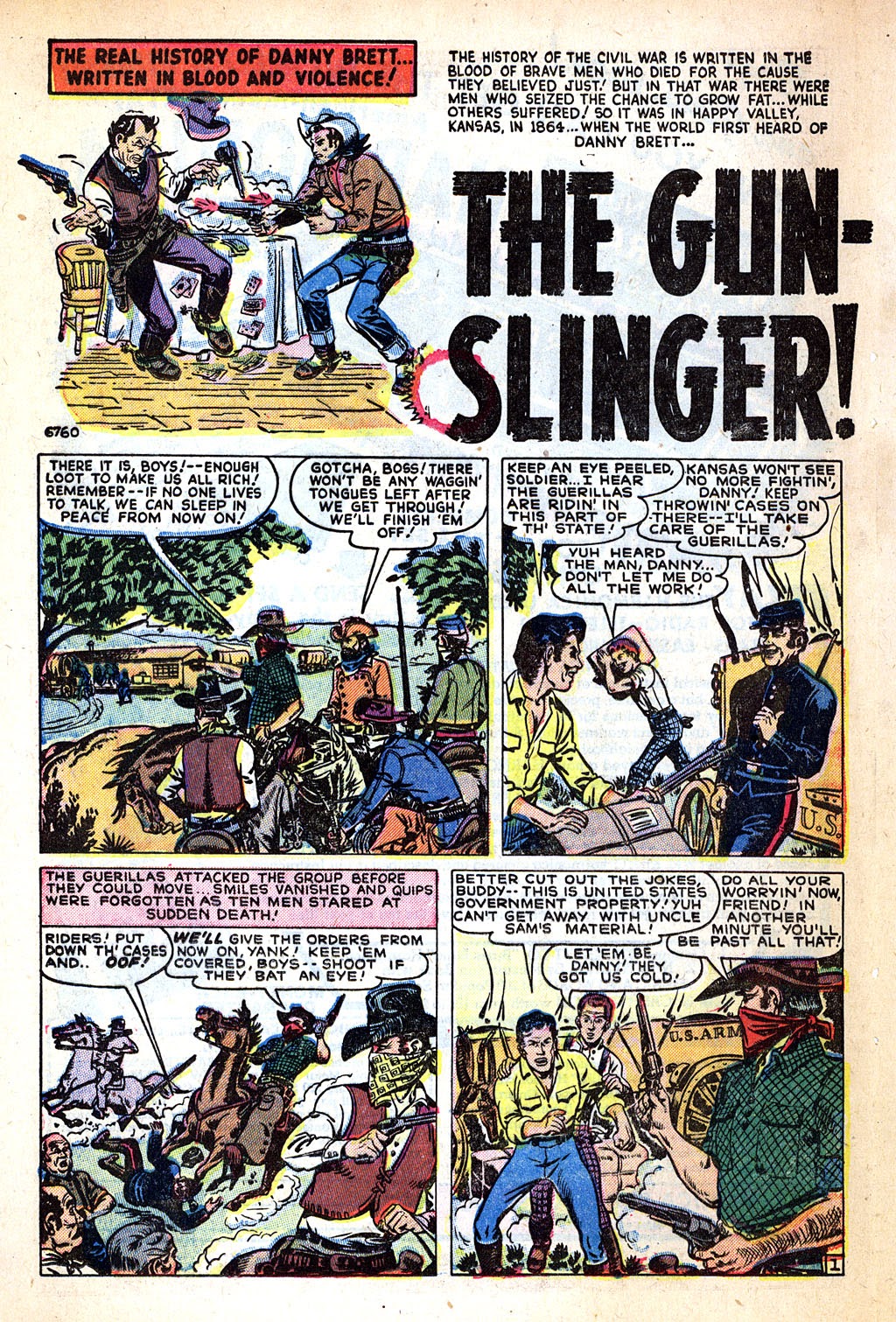 Read online Western Thrillers (1954) comic -  Issue #1 - 24
