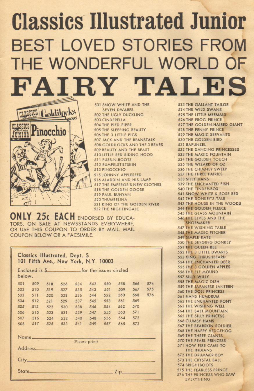 Read online Classics Illustrated comic -  Issue #126 - 51