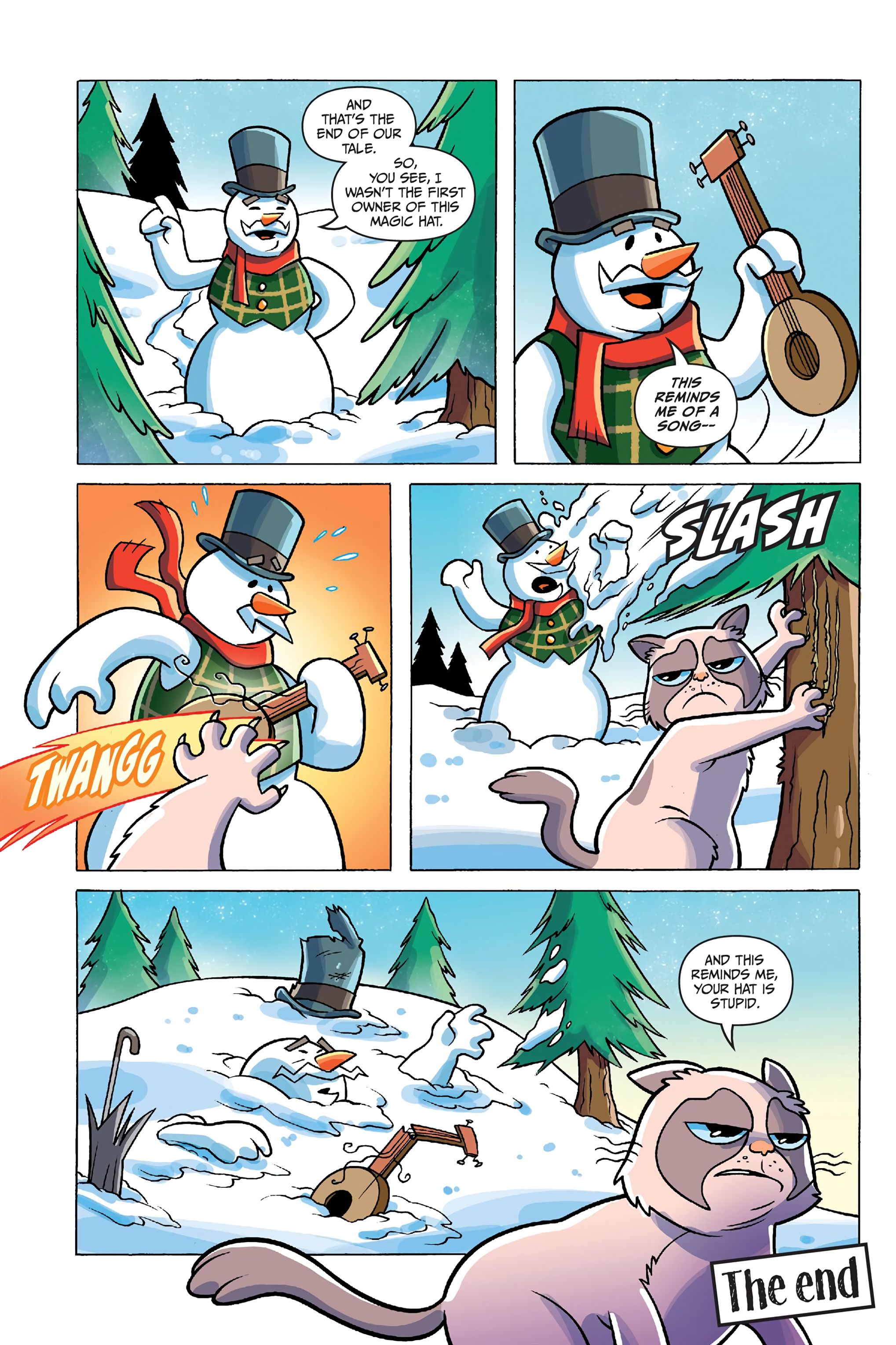 Read online Grumpy Cat: The Grumpus and Other Horrible Holiday Tales comic -  Issue # TPB - 30