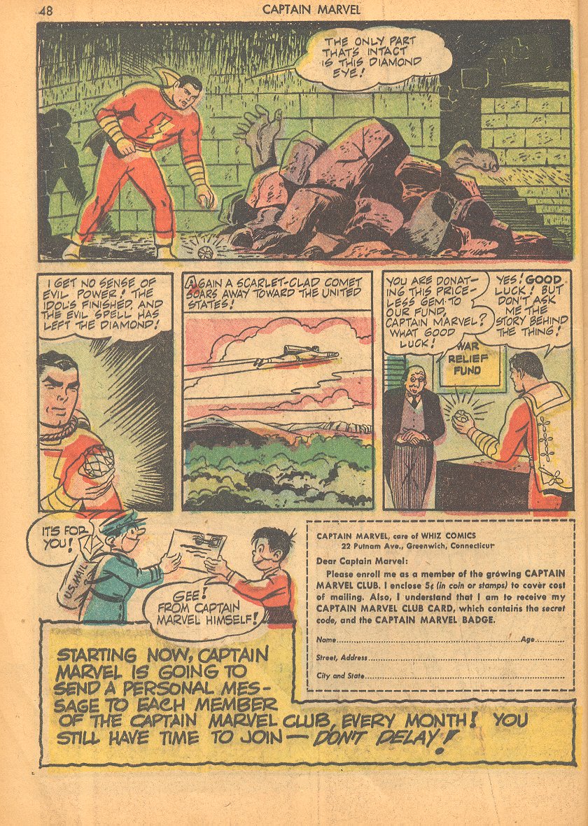 Read online Captain Marvel Adventures comic -  Issue #13 - 44