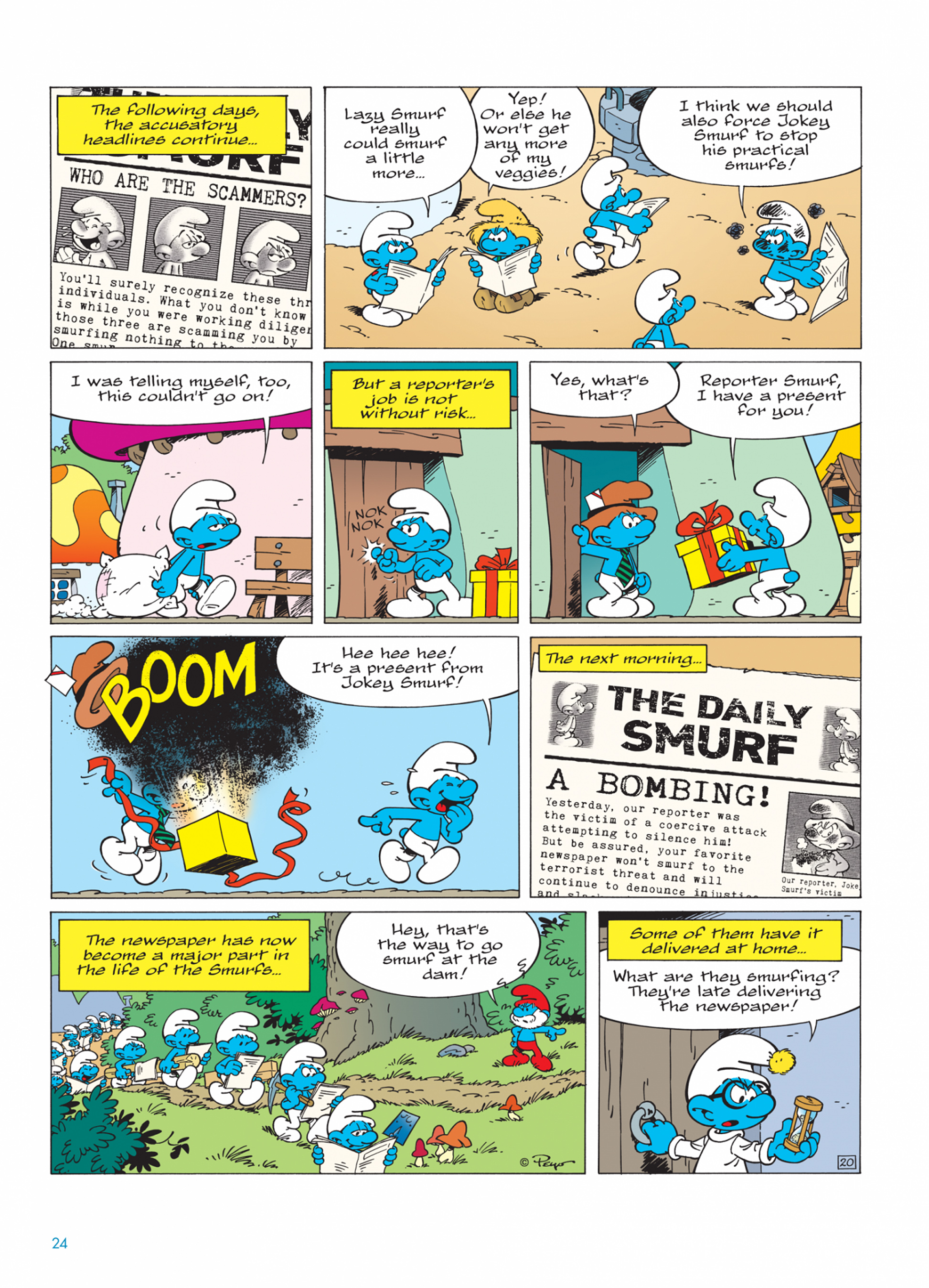 Read online The Smurfs comic -  Issue #24 - 24